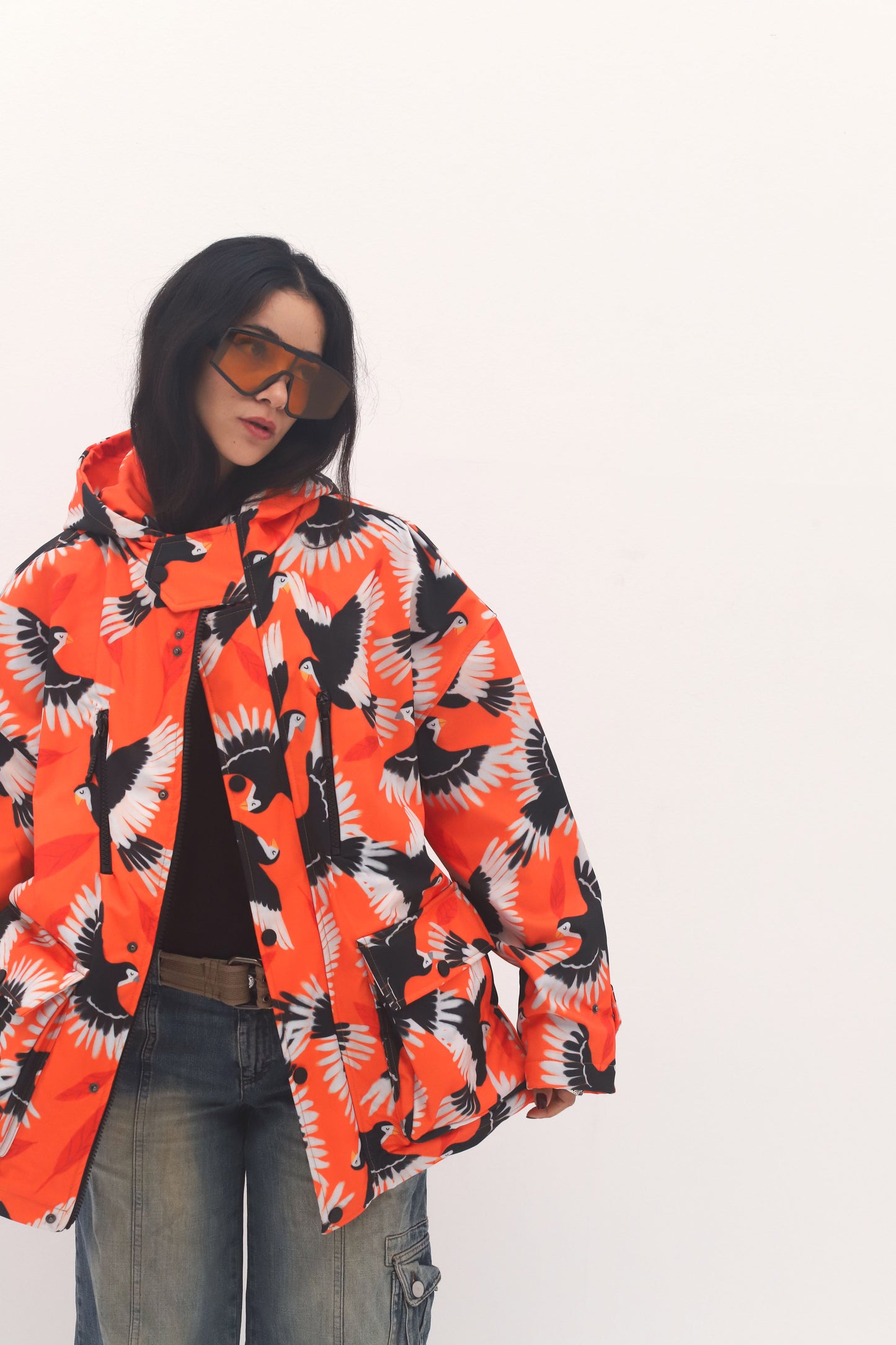 ORANGE BLAZE-SOFTSHELL JACKET