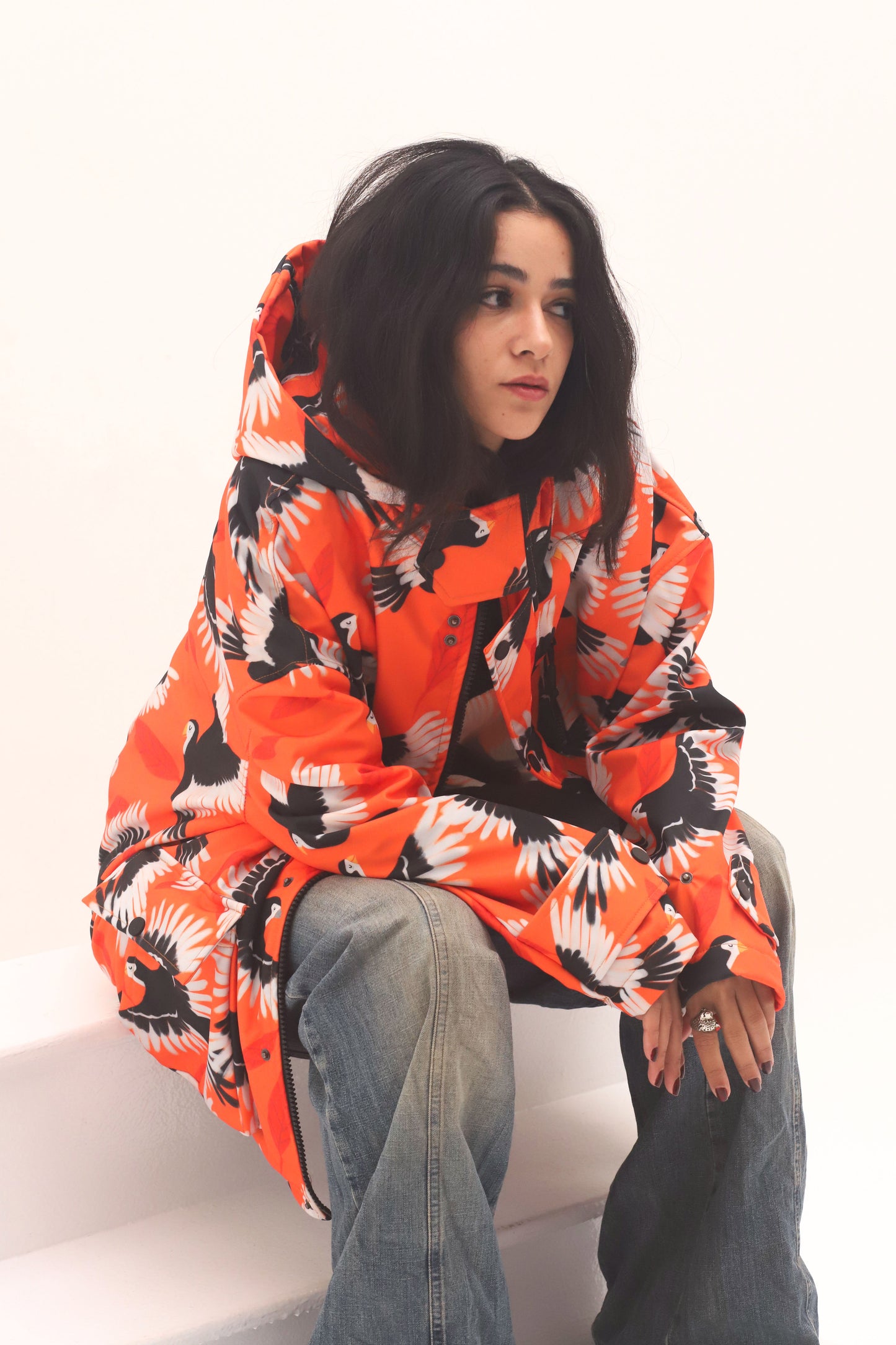 ORANGE BLAZE-SOFTSHELL JACKET