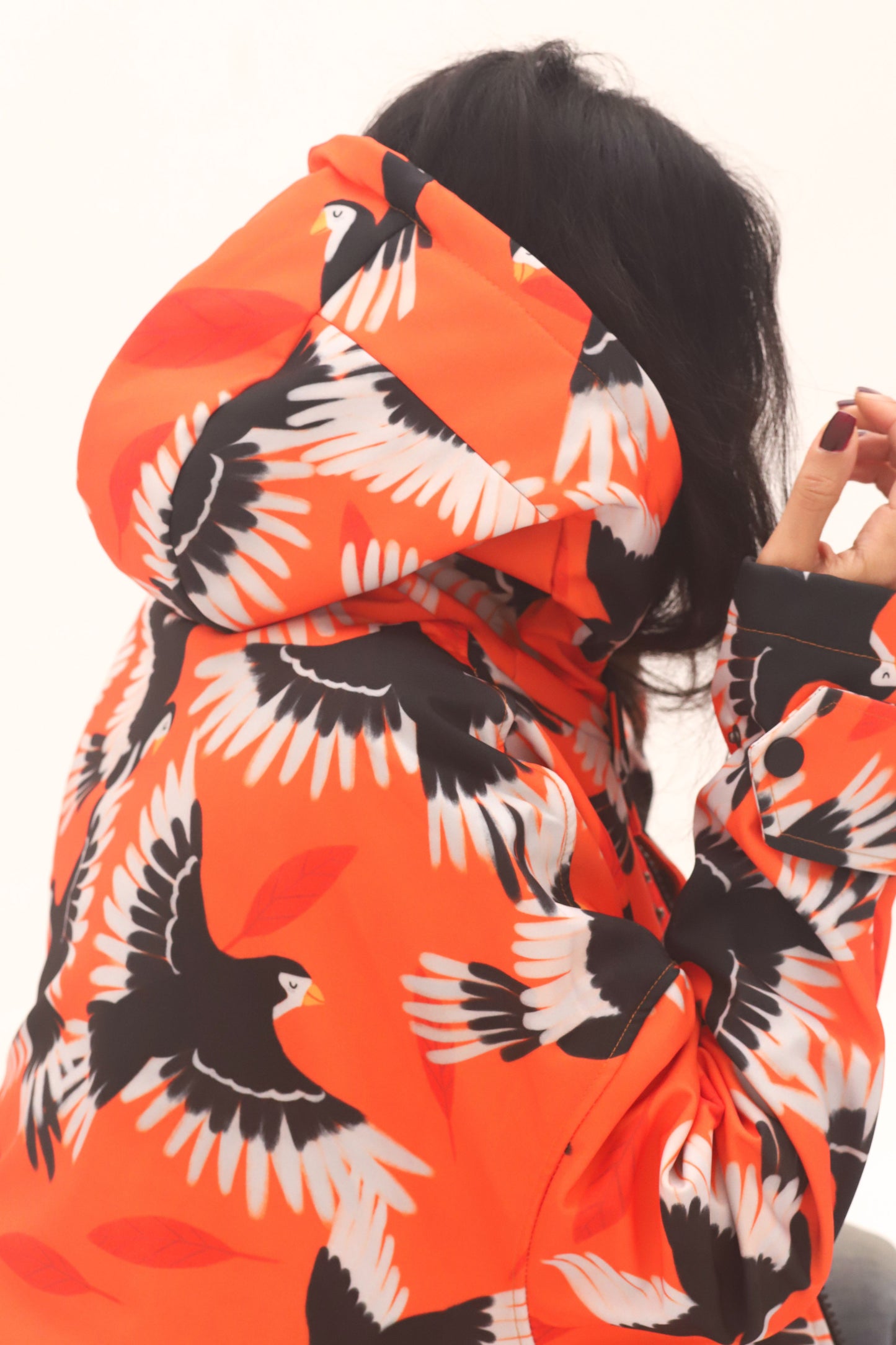 ORANGE BLAZE-SOFTSHELL JACKET