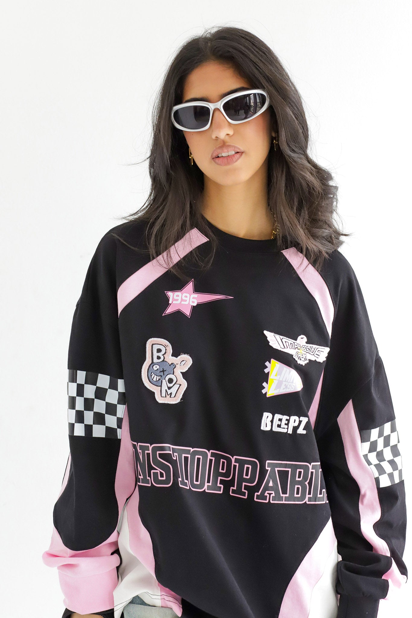 LIMITLESS IN BLACKxPINK-Long Sleeves Tee