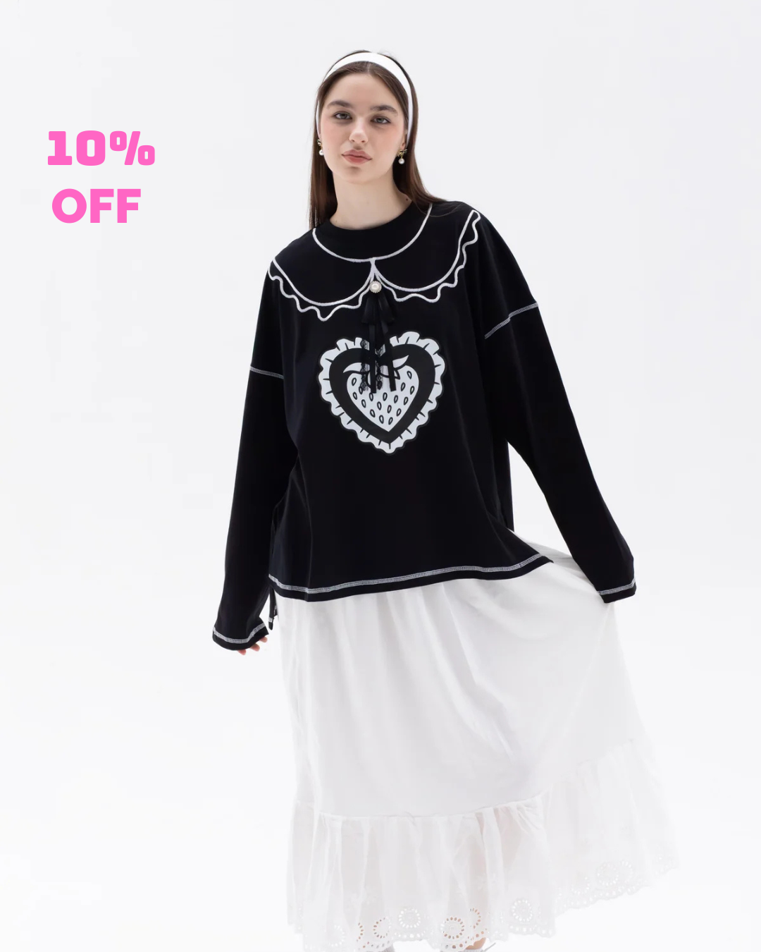 Grace - Oversize 100% Cotton Tee Beepz