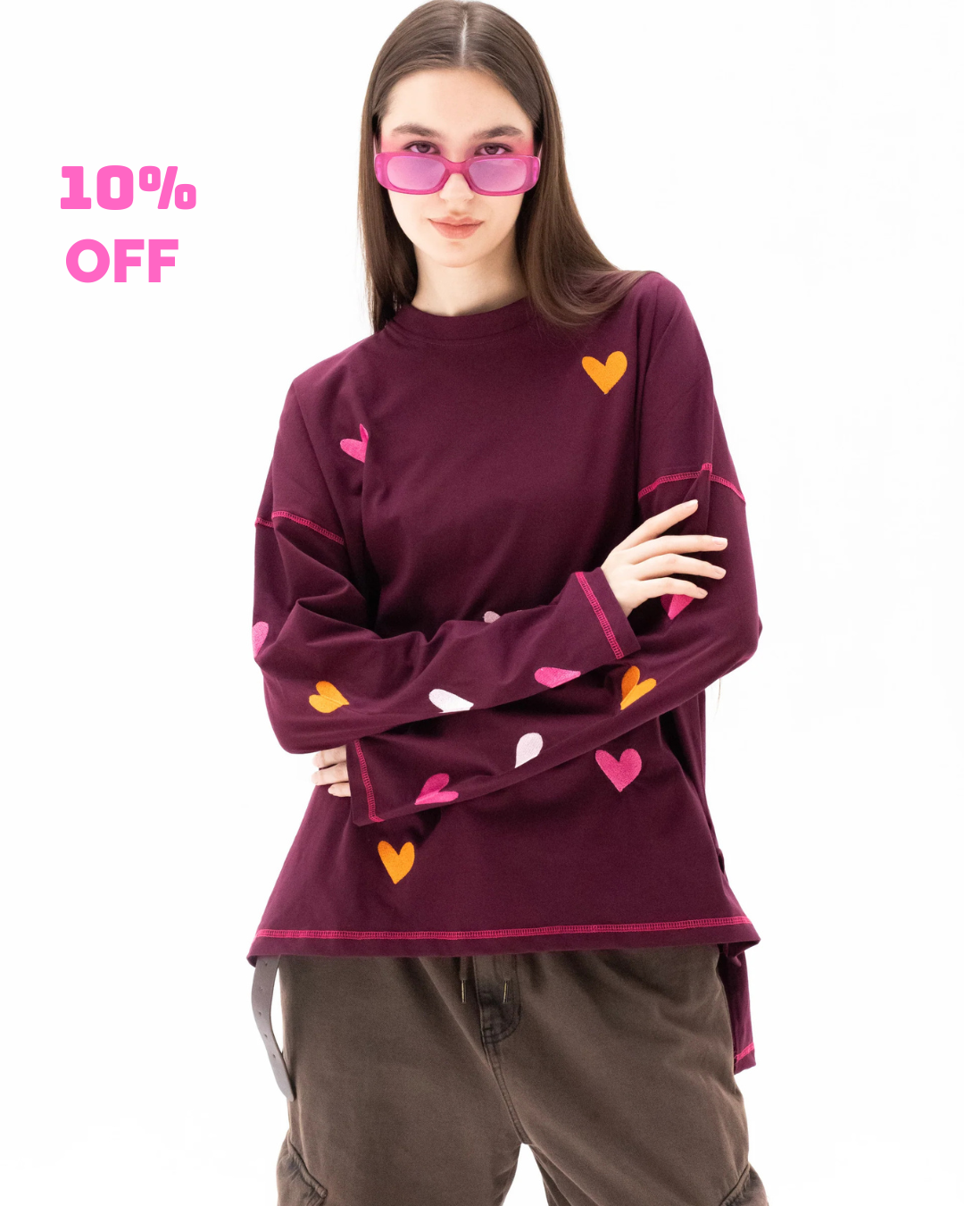 Sprinkle Love - Oversize 100% Cotton Tee Beepz