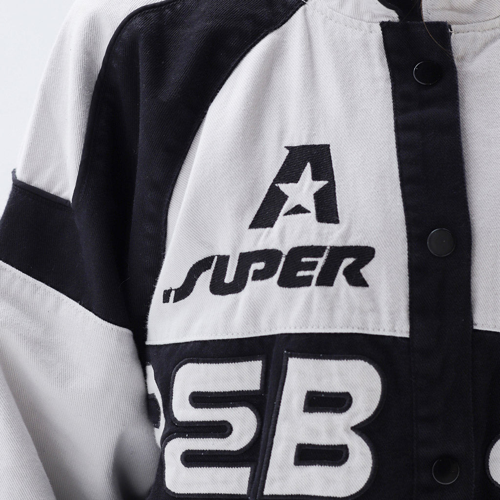 REBELZ Varsity Jacket-Panda