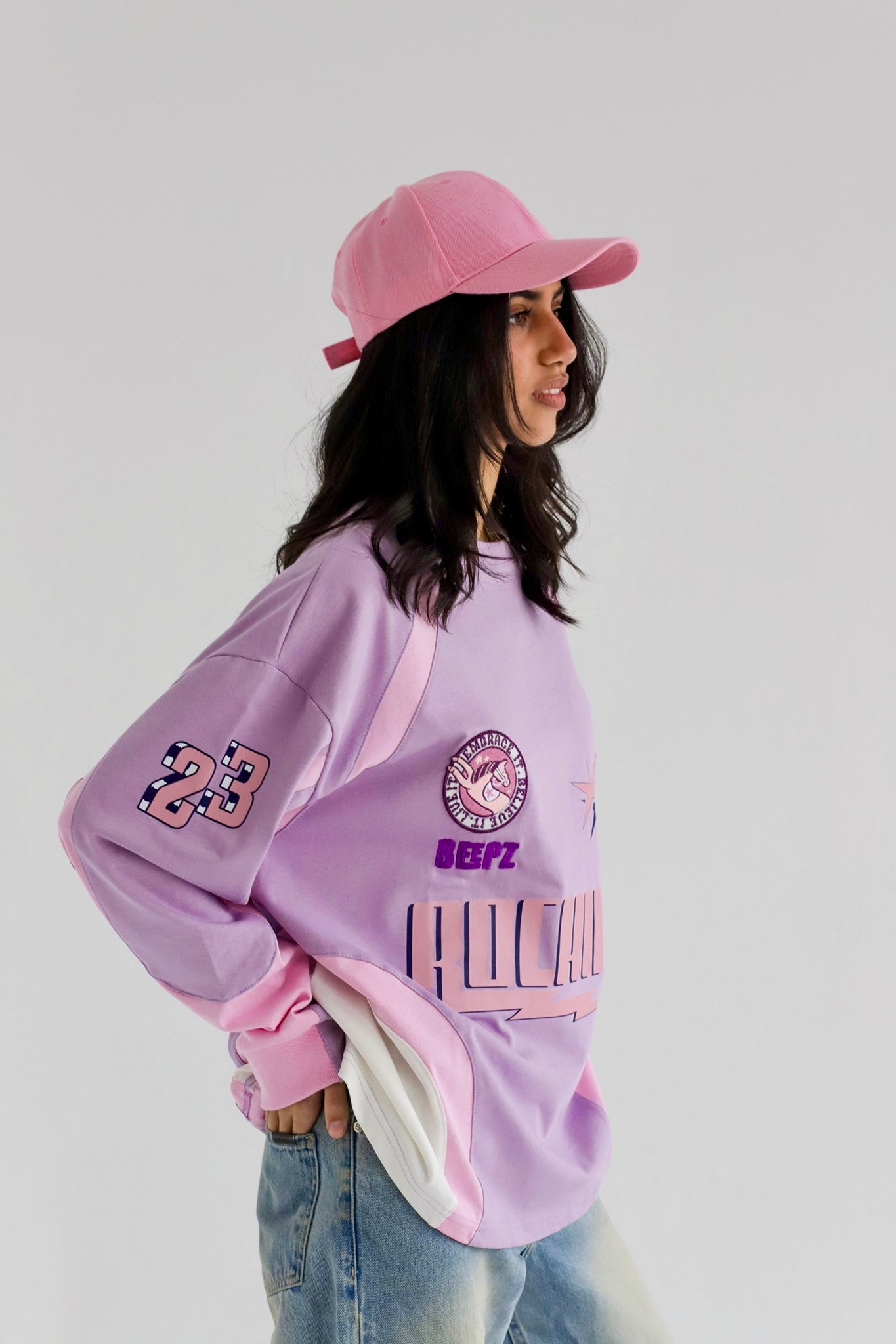 ROCKING IN LILAC-Long Sleeves Tee