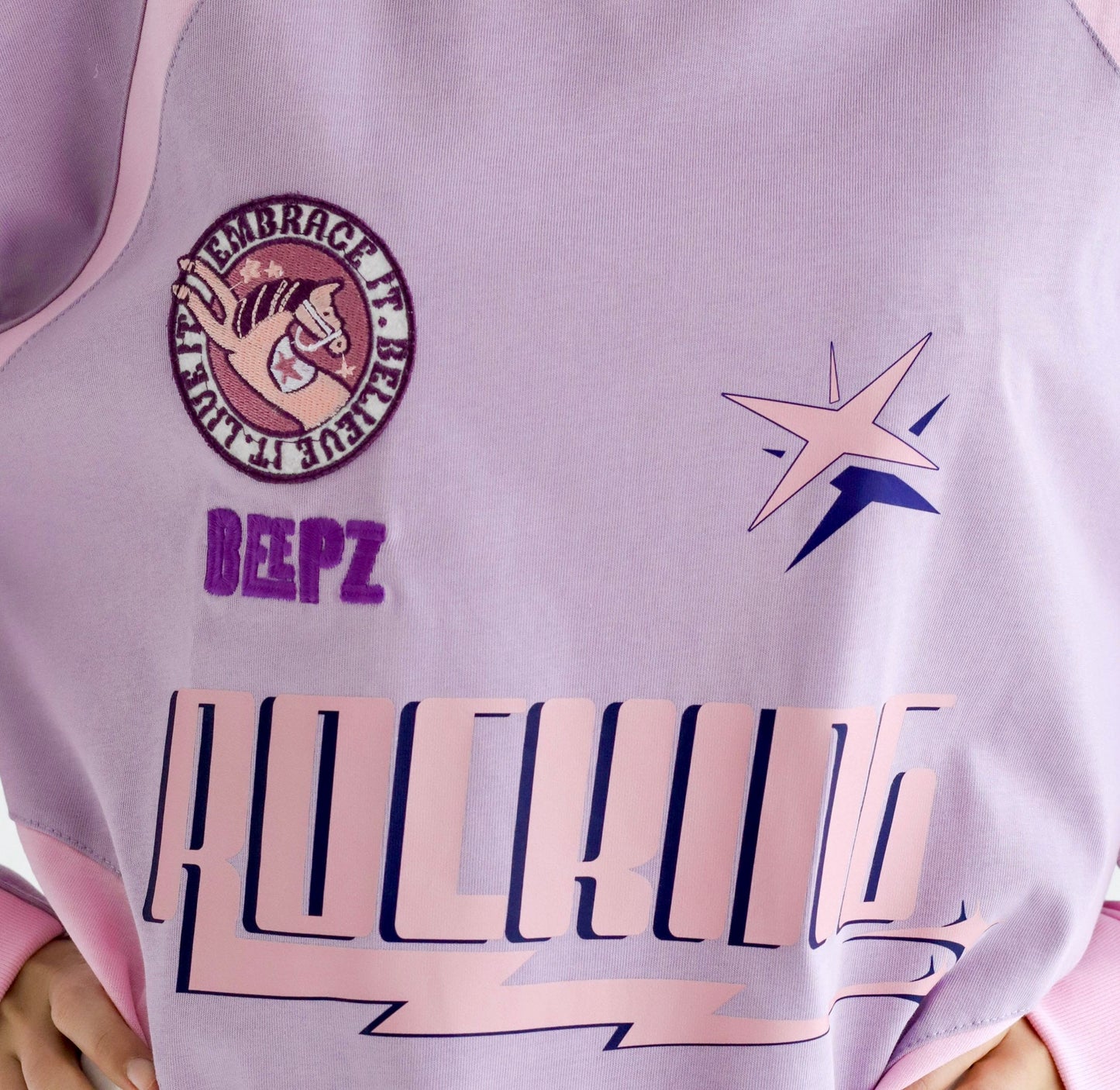 ROCKING IN LILAC-Long Sleeves Tee