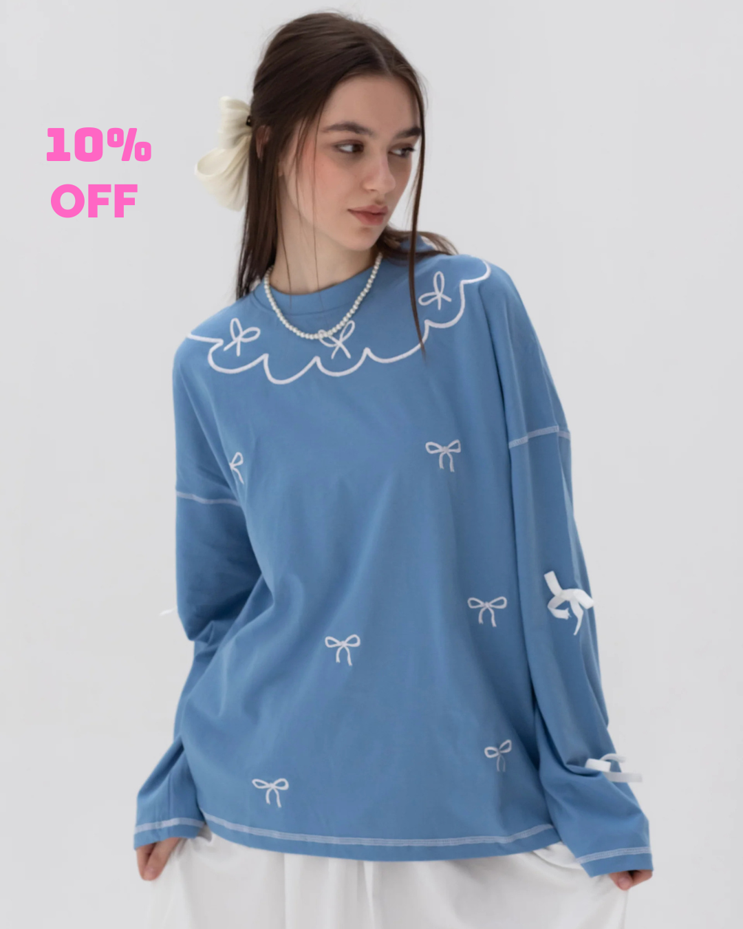 Azure Princess - Oversize 100% Cotton Tee Beepz