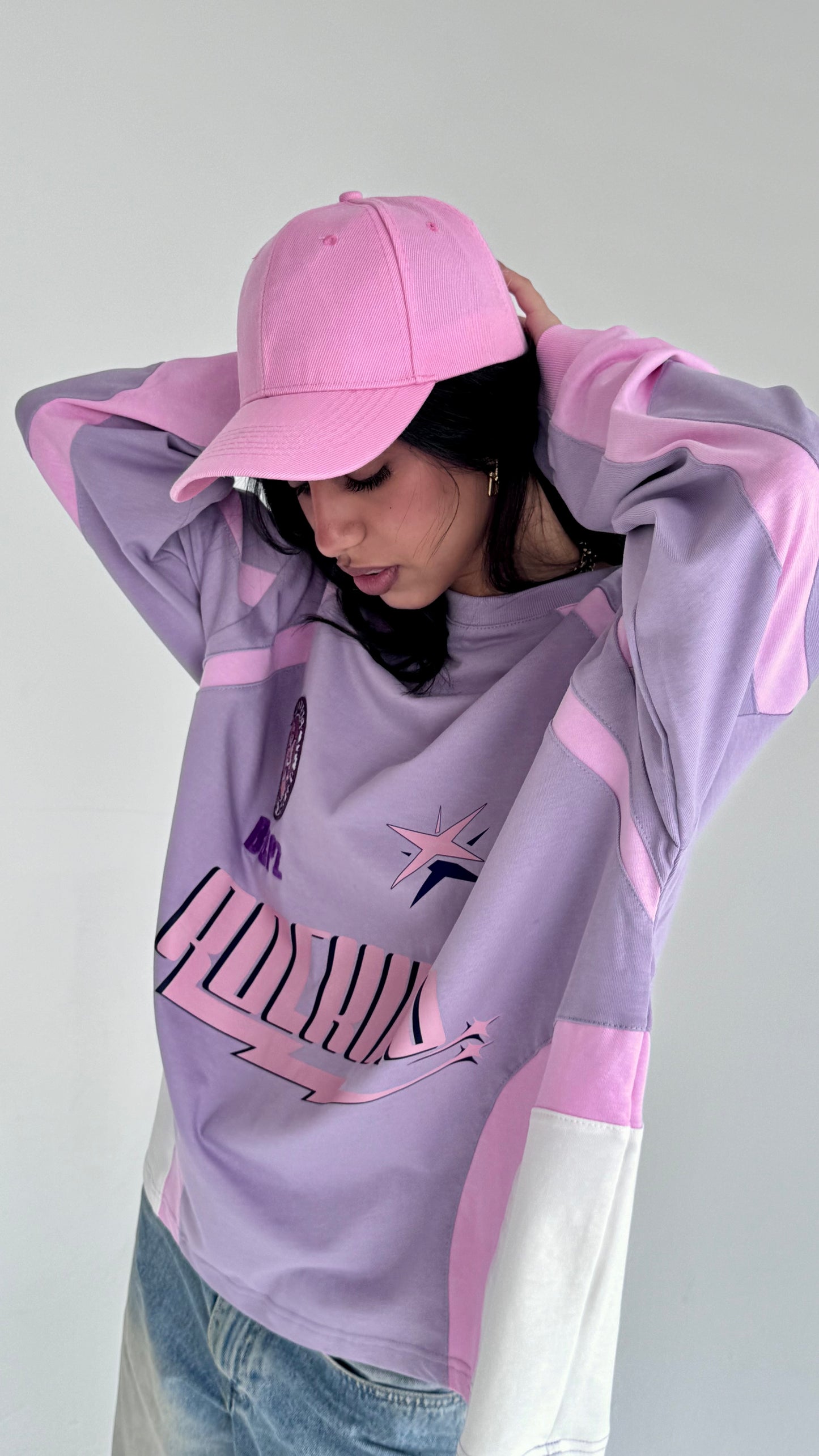 ROCKING IN LILAC-Long Sleeves Tee