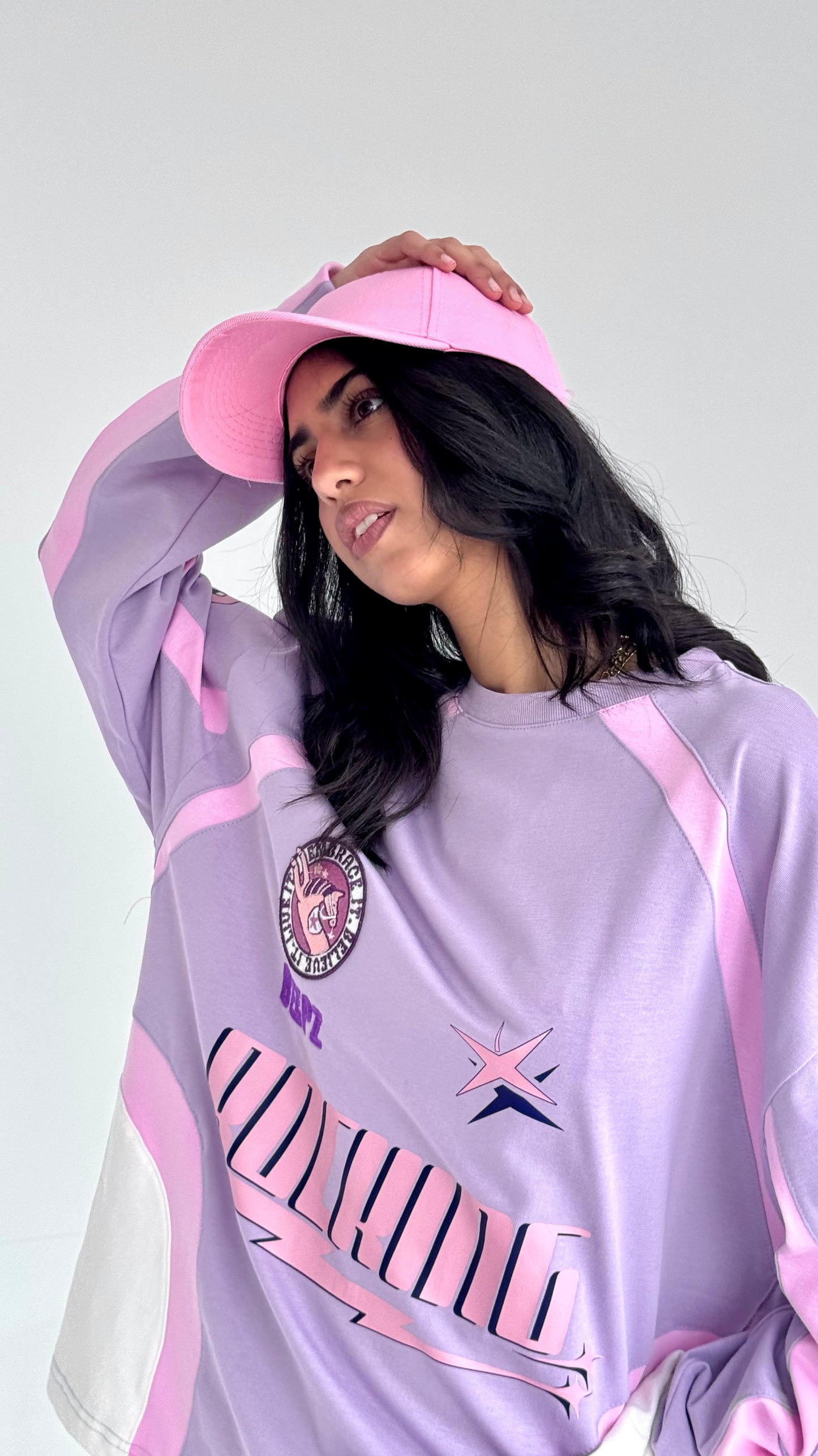 ROCKING IN LILAC-Long Sleeves Tee