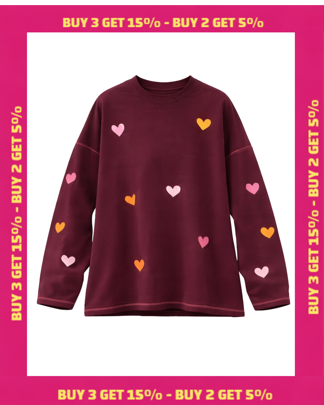 Sprinkle Love - Oversize 100% Cotton Tee Beepz