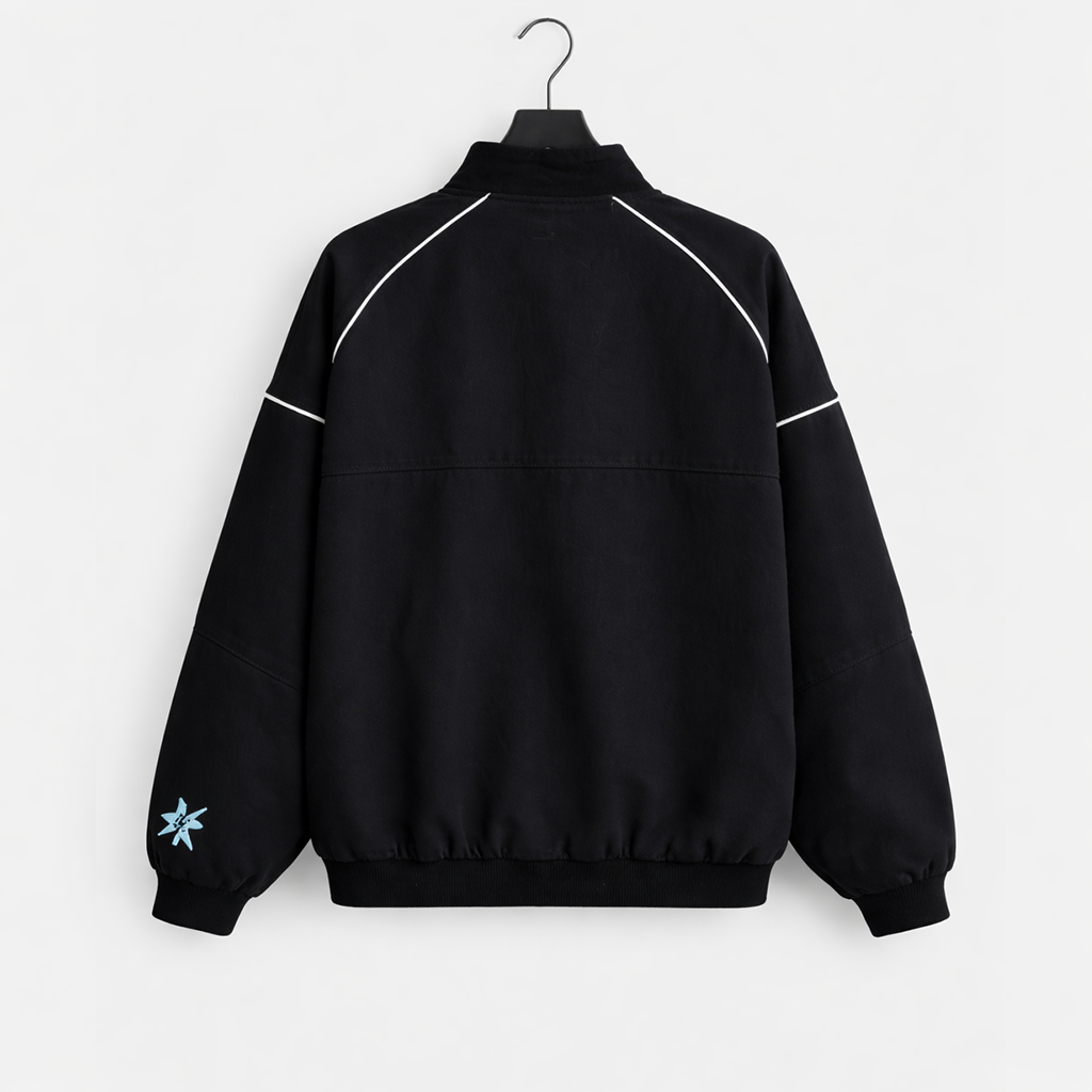 REBELZ Varsity Jacket-Black