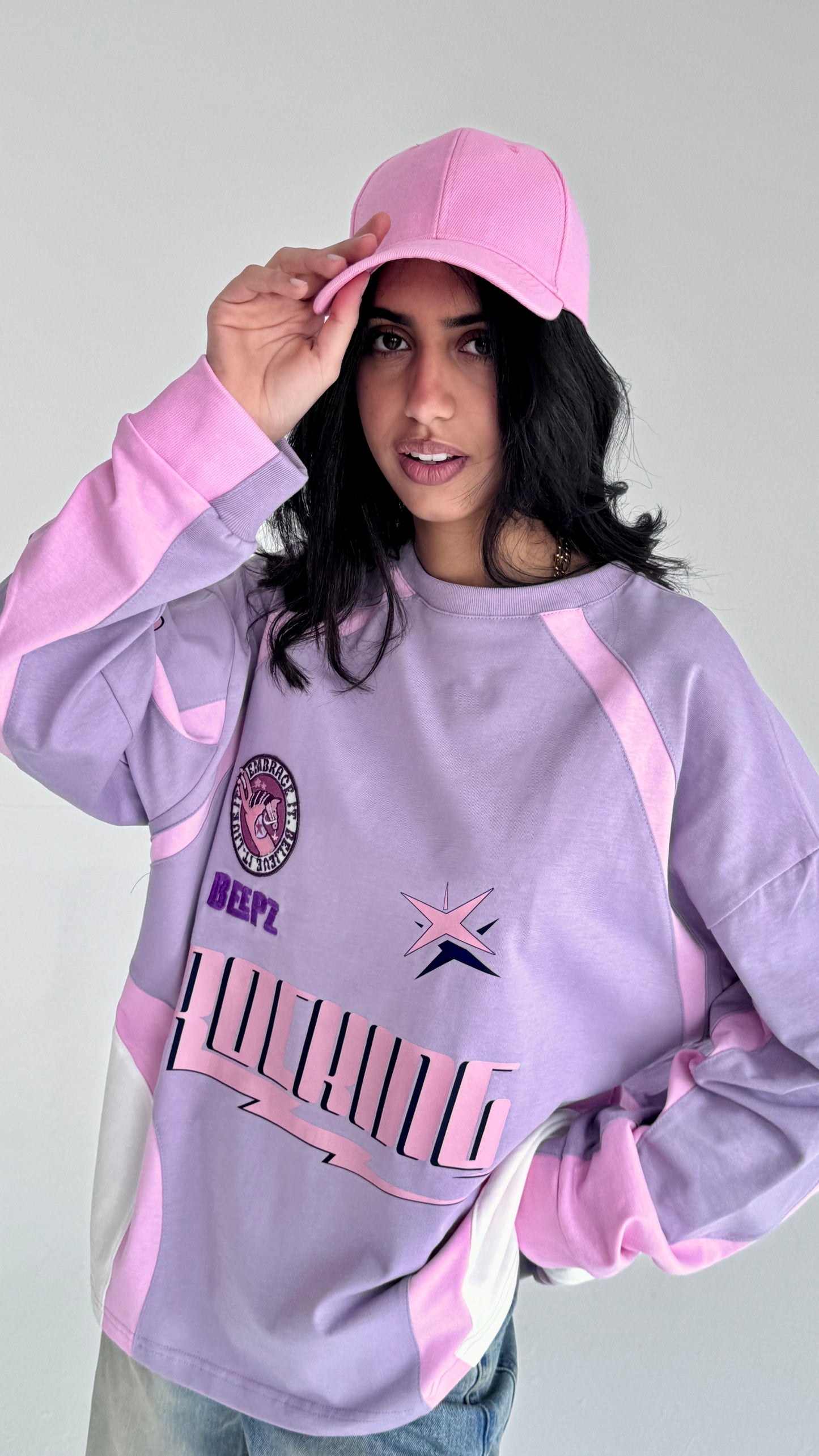 ROCKING IN LILAC-Long Sleeves Tee