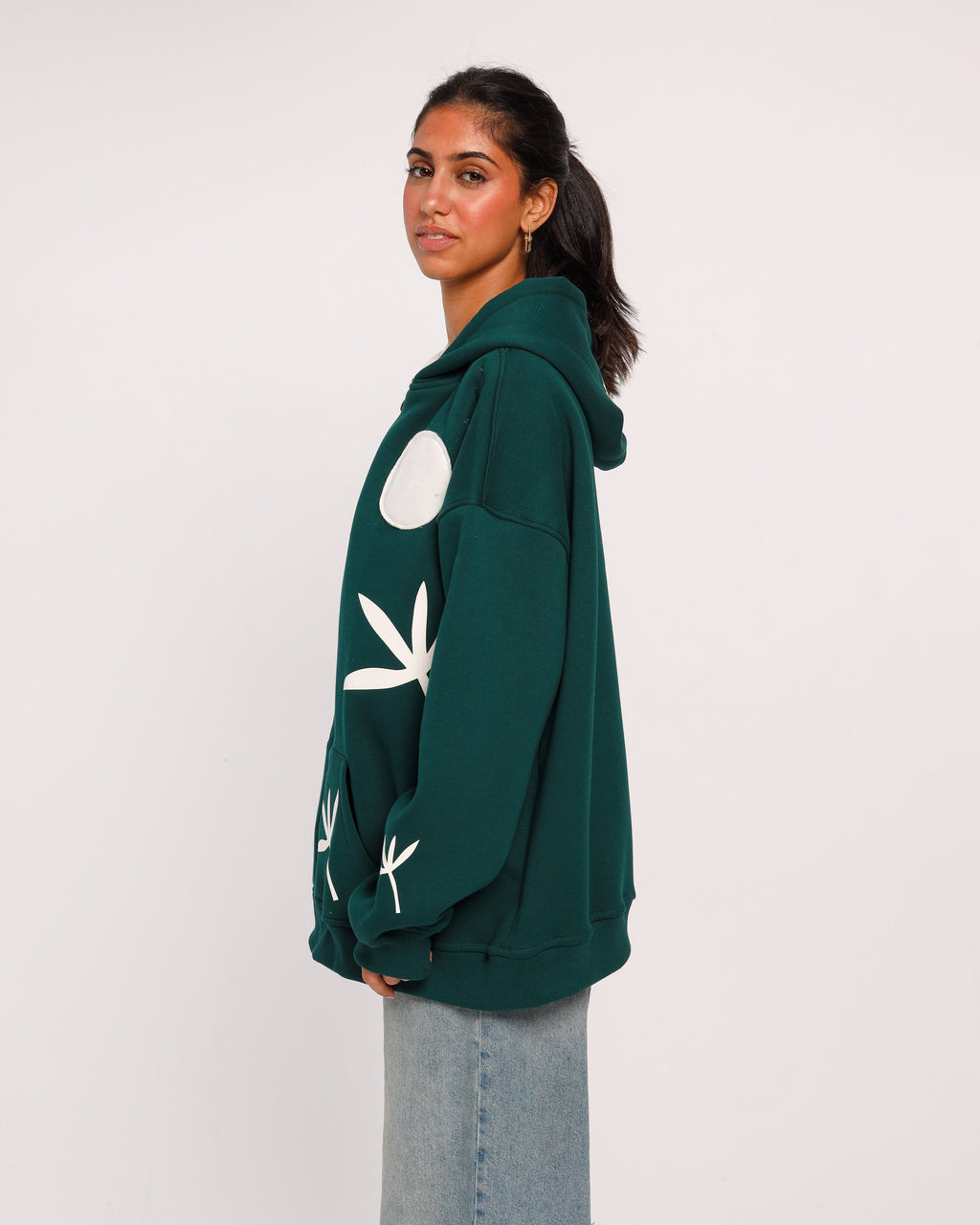 SERENITY-Oversized fleeced cotton sweatshirt Beepz