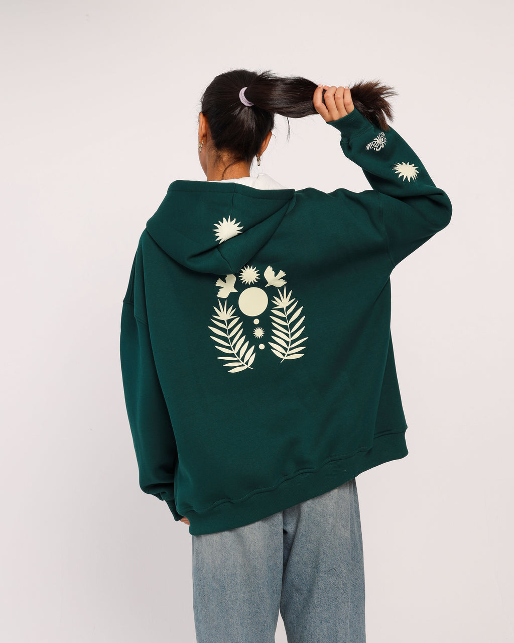 SERENITY-Oversized fleeced cotton sweatshirt Beepz
