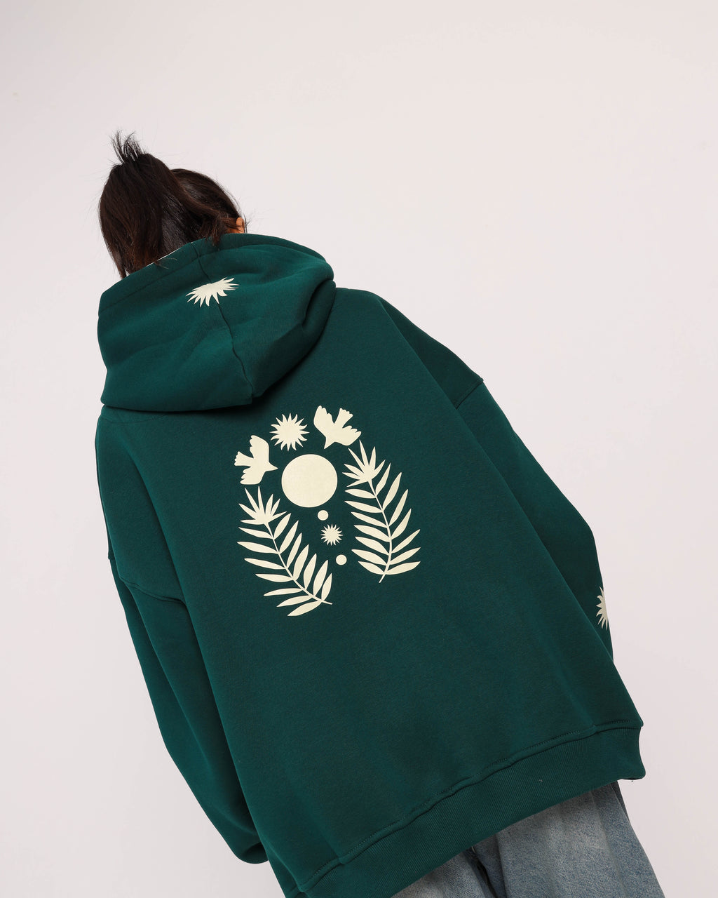 SERENITY-Oversized fleeced cotton sweatshirt Beepz