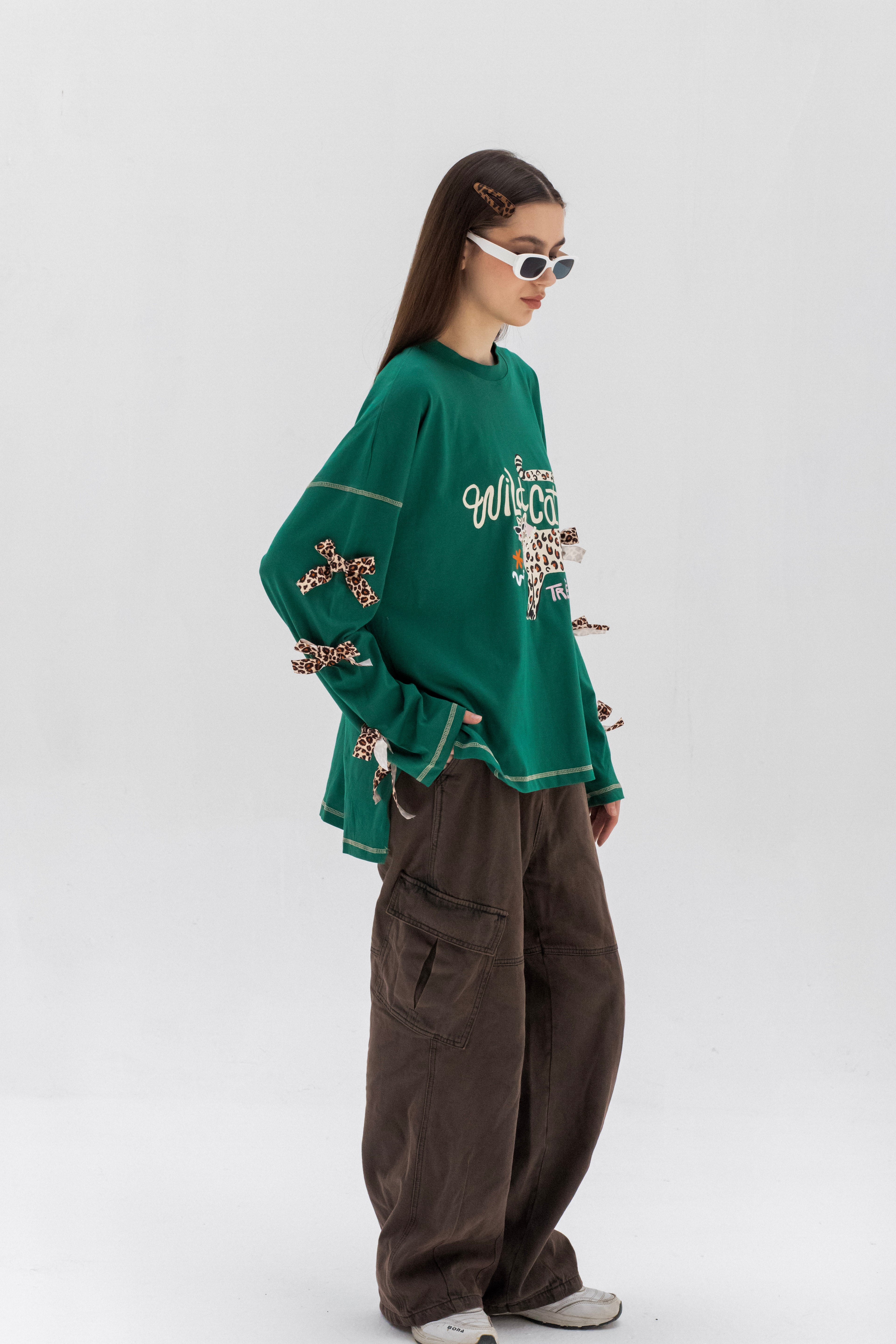 Le Chat Chic- Oversize 100% Cotton Tee Beepz