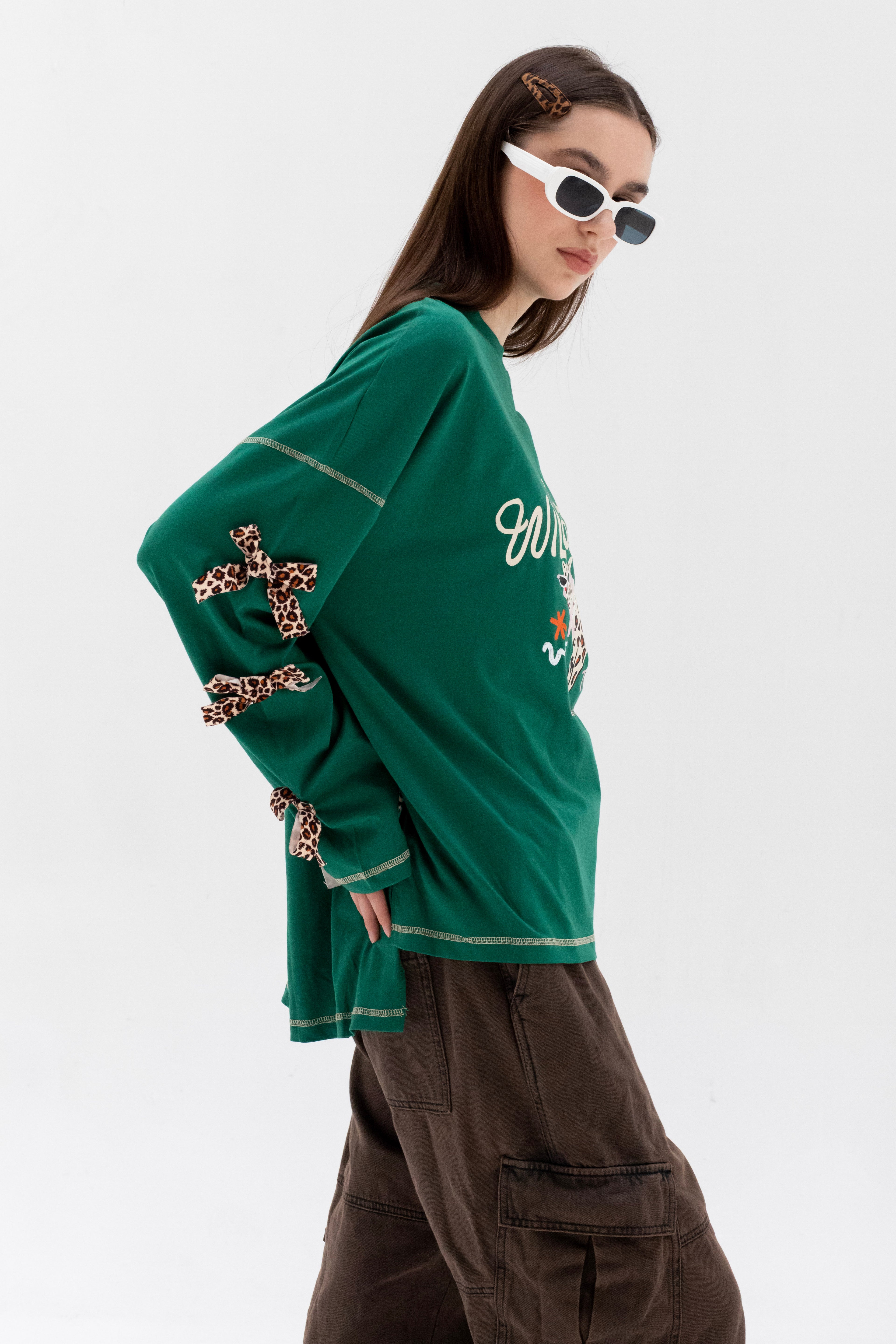 Le Chat Chic- Oversize 100% Cotton Tee Beepz