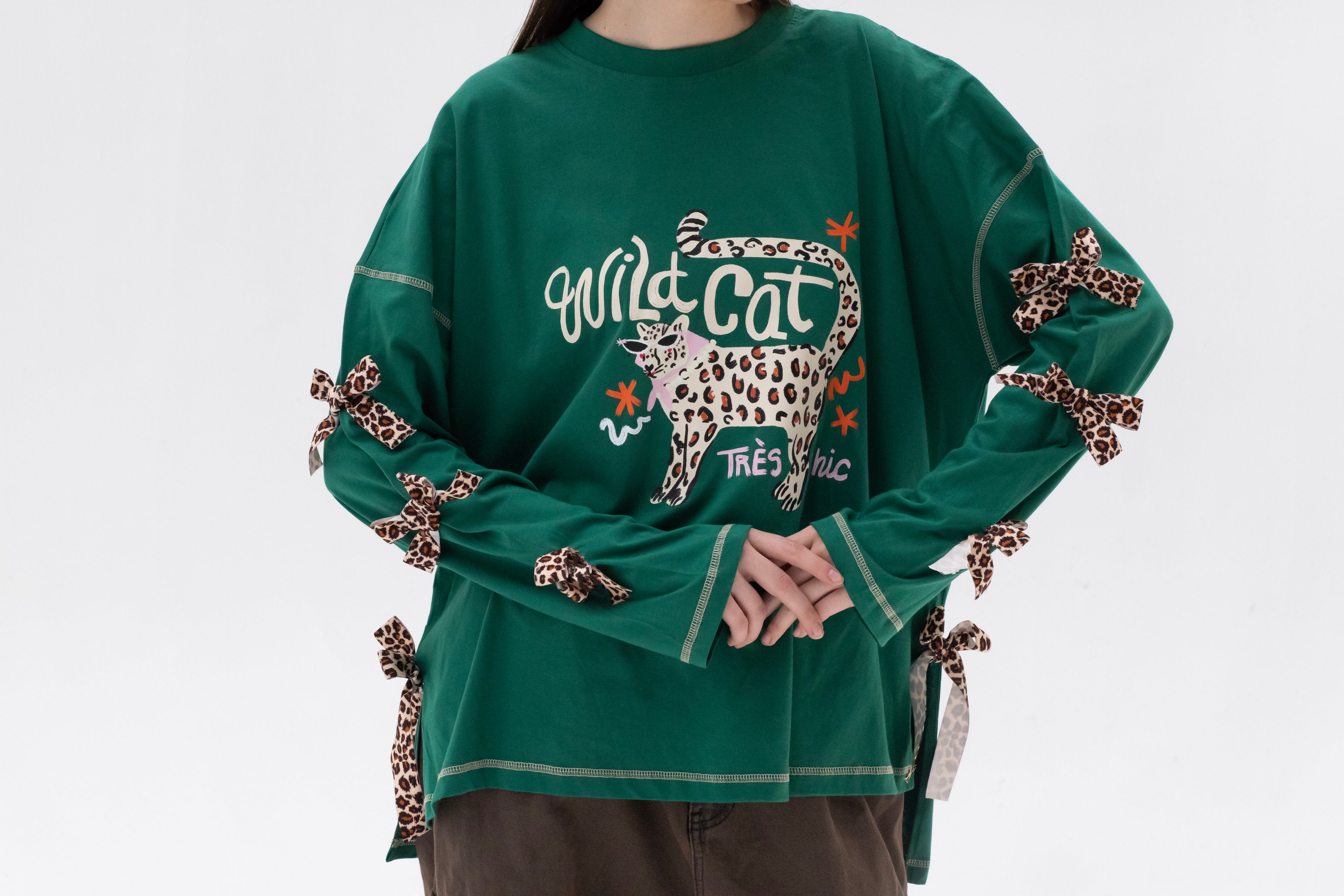 Le Chat Chic- Oversize 100% Cotton Tee Beepz