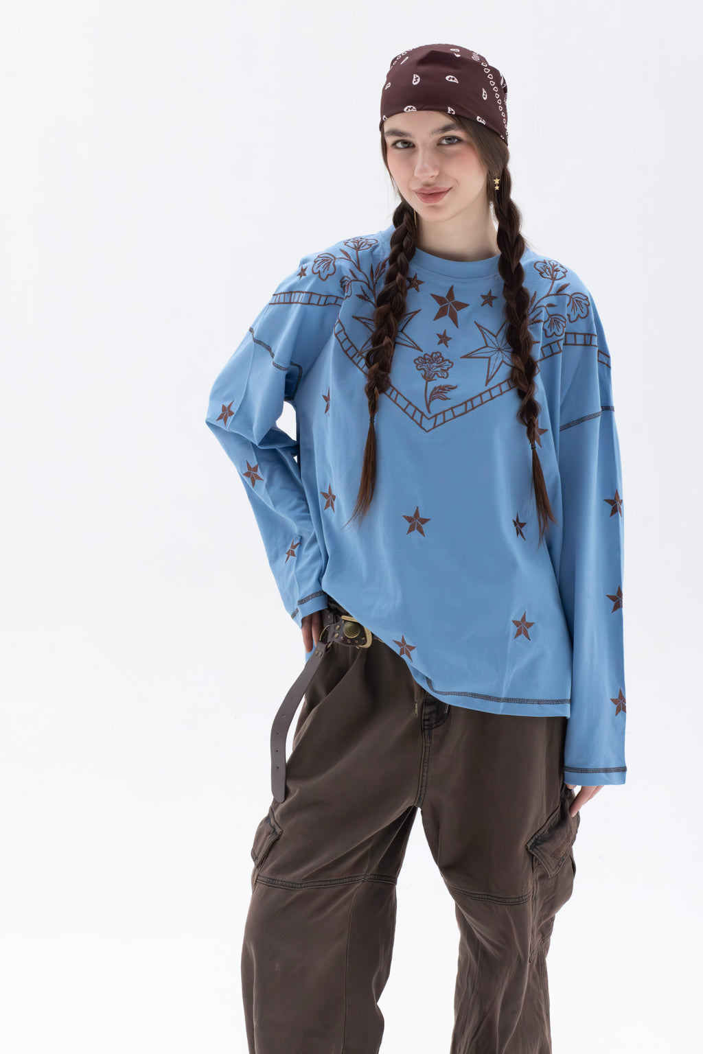Cowgirl - Oversize 100% Cotton Tee Beepz
