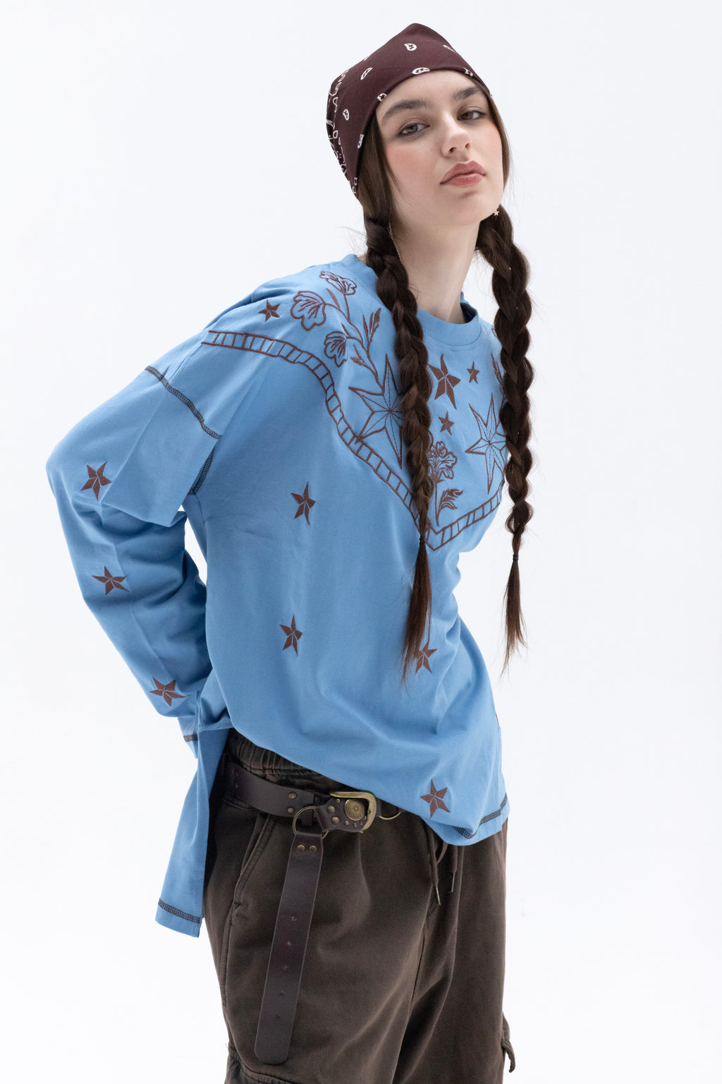 Cowgirl - Oversize 100% Cotton Tee Beepz