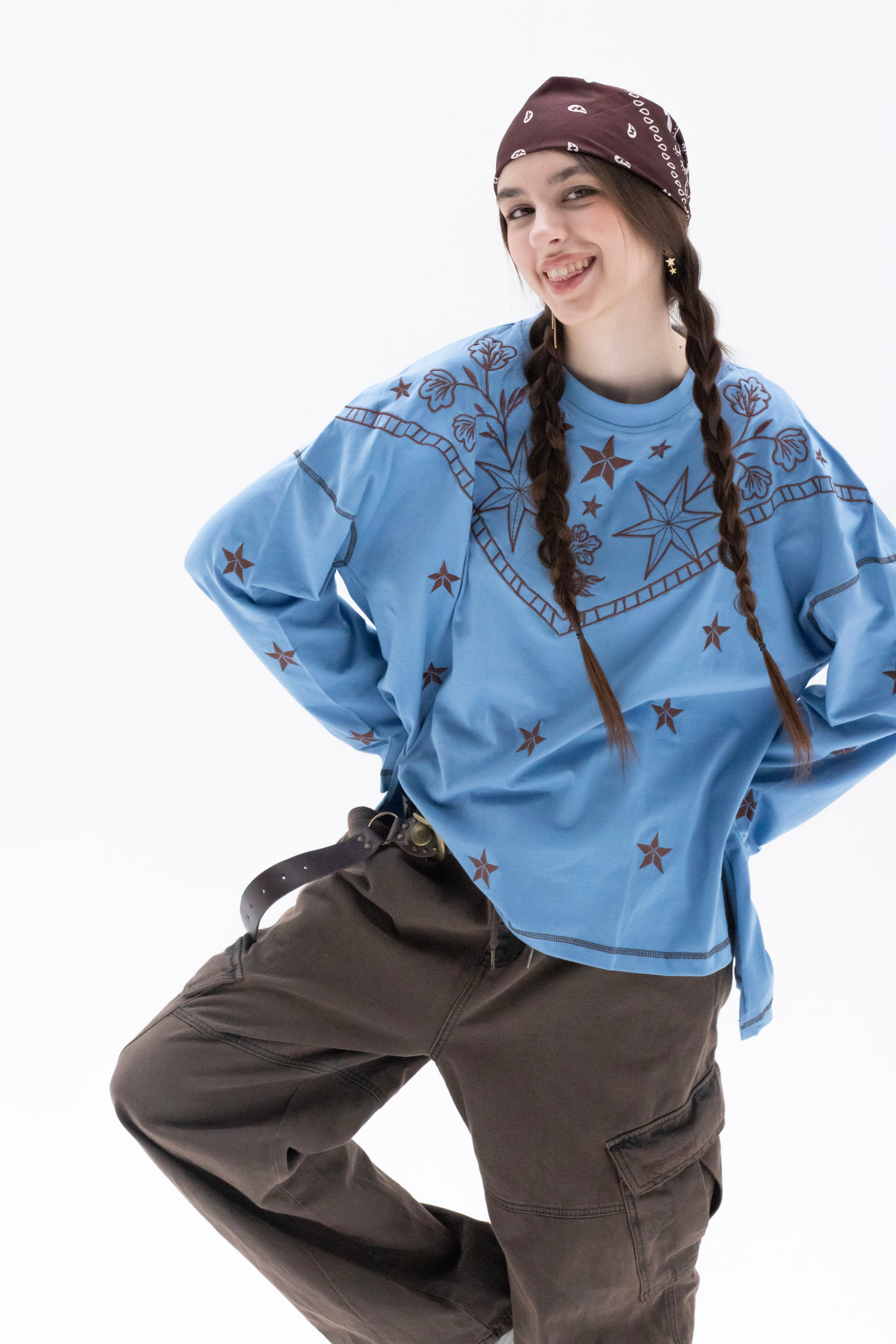 Cowgirl - Oversize 100% Cotton Tee Beepz
