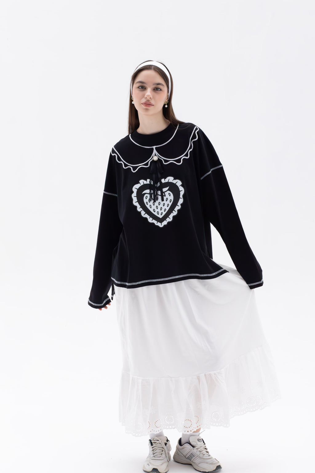 Grace - Oversize 100% Cotton Tee Beepz