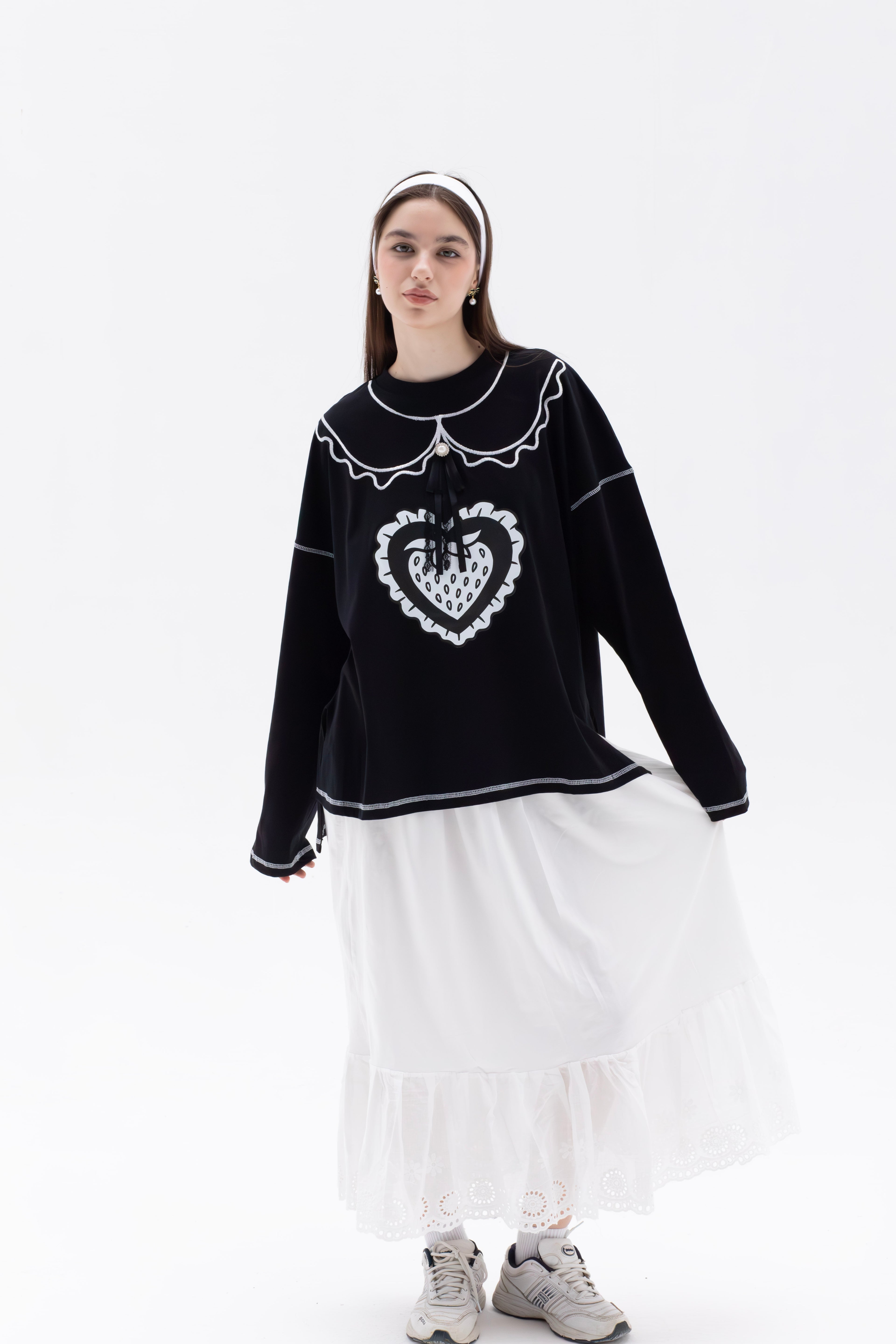 Grace - Oversize 100% Cotton Tee Beepz