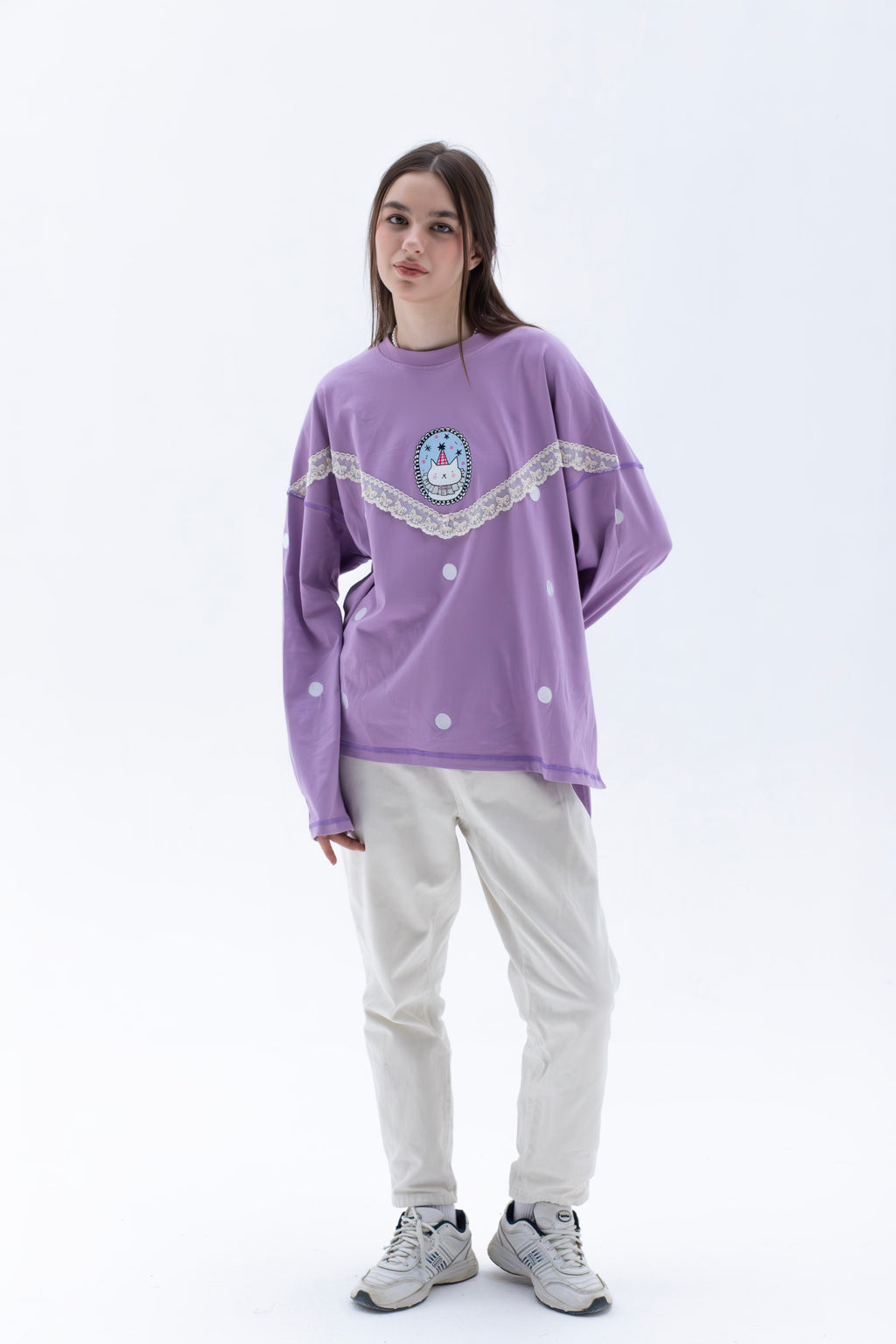 Lilac Dream - Oversize 100% Cotton Tee Beepz