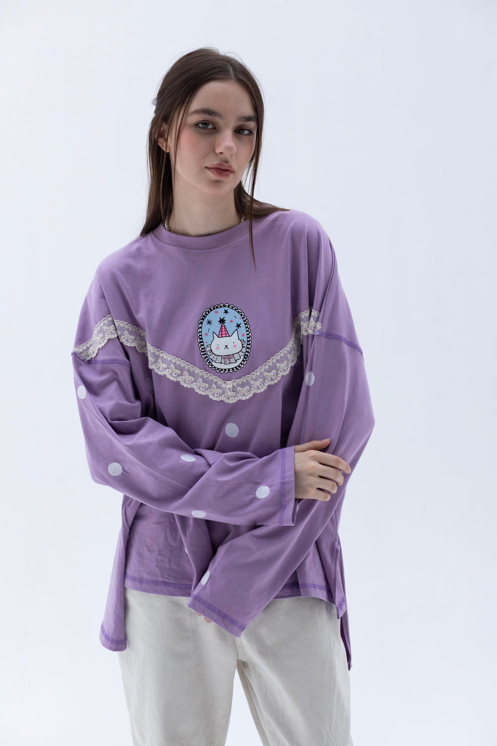Lilac Dream - Oversize 100% Cotton Tee Beepz