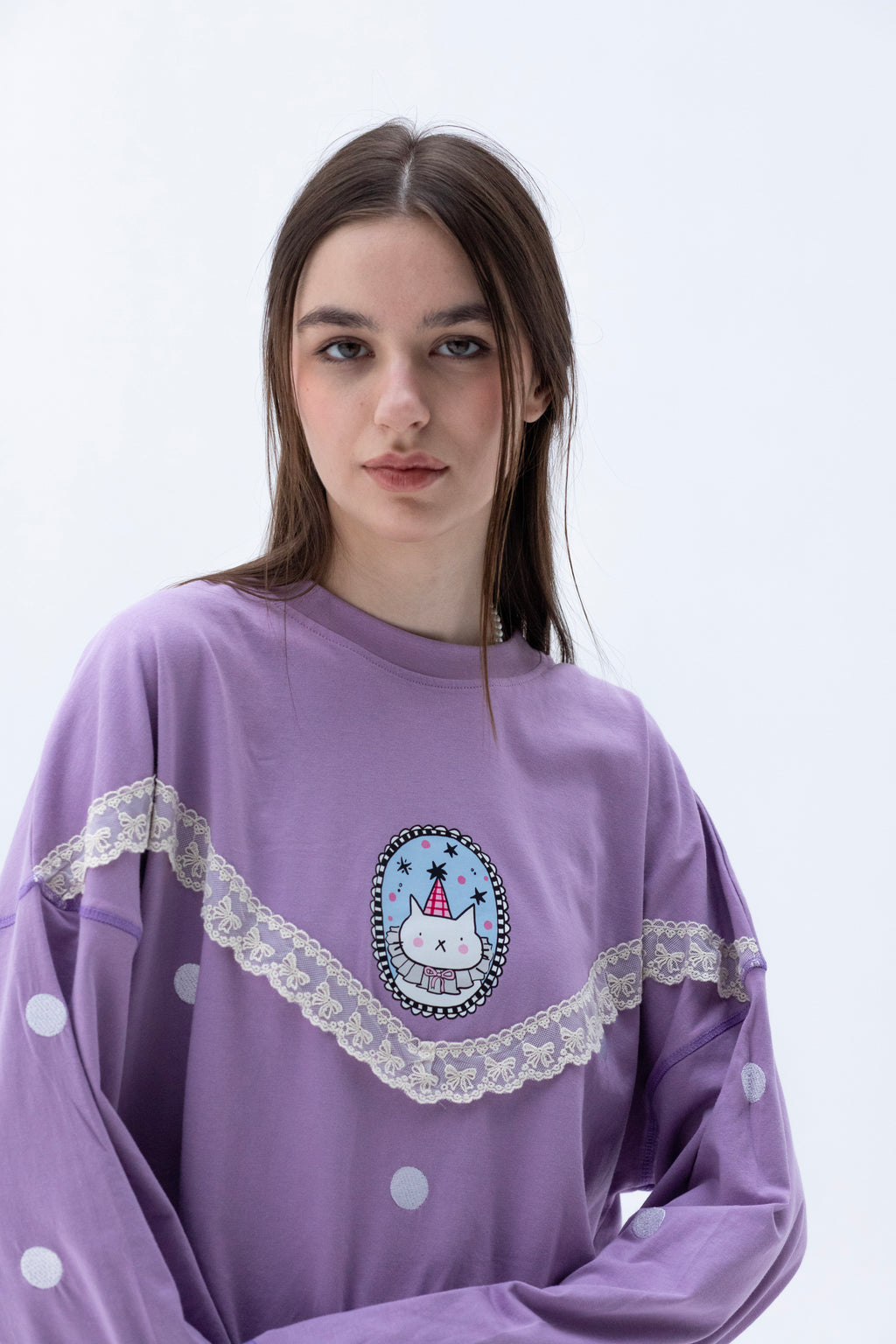 Lilac Dream - Oversize 100% Cotton Tee Beepz