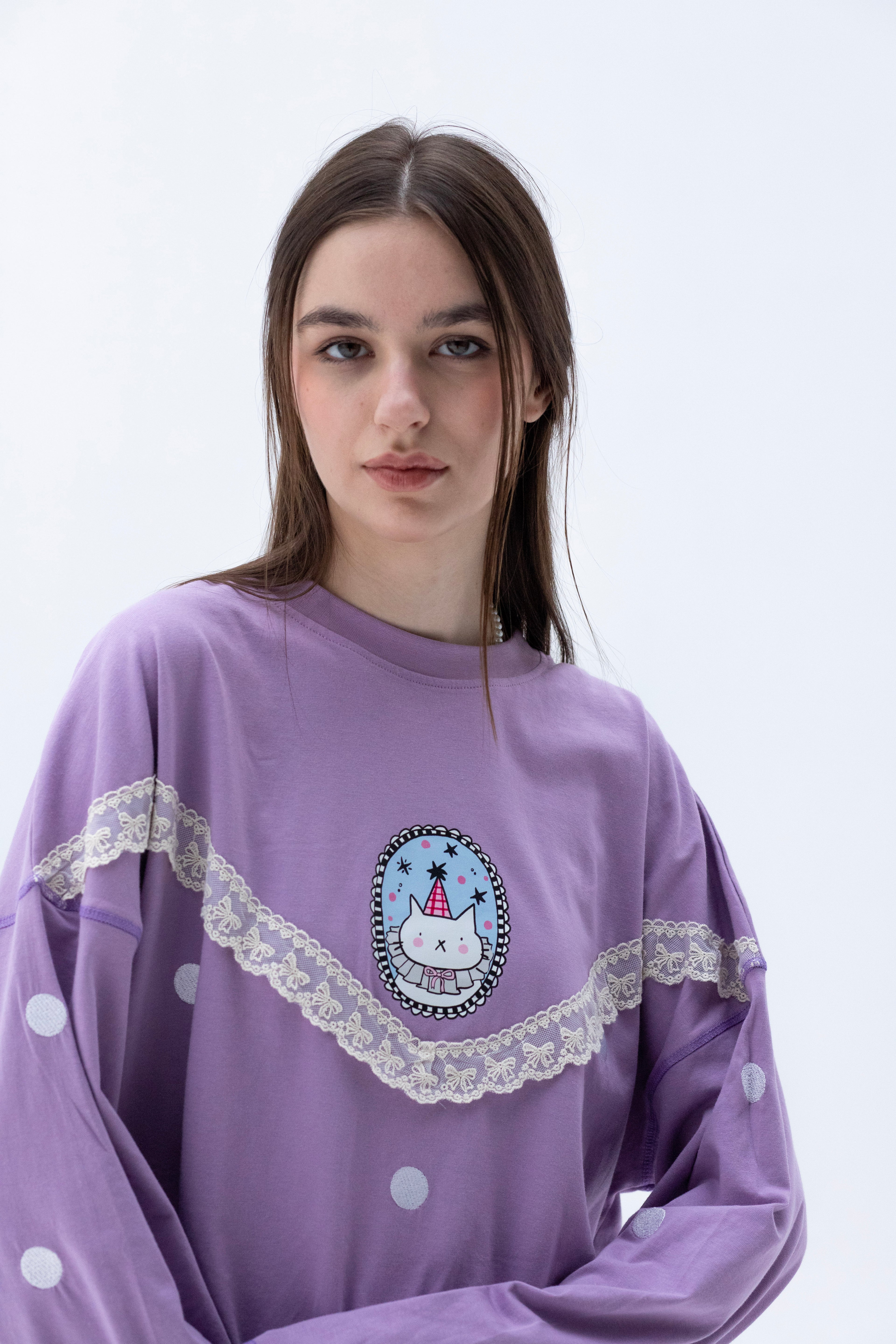 Lilac Dream - Oversize 100% Cotton Tee Beepz