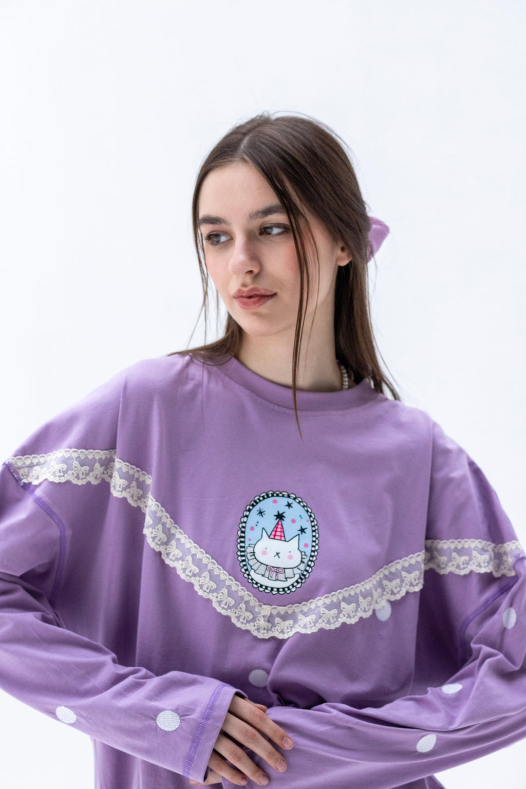 Lilac Dream - Oversize 100% Cotton Tee Beepz