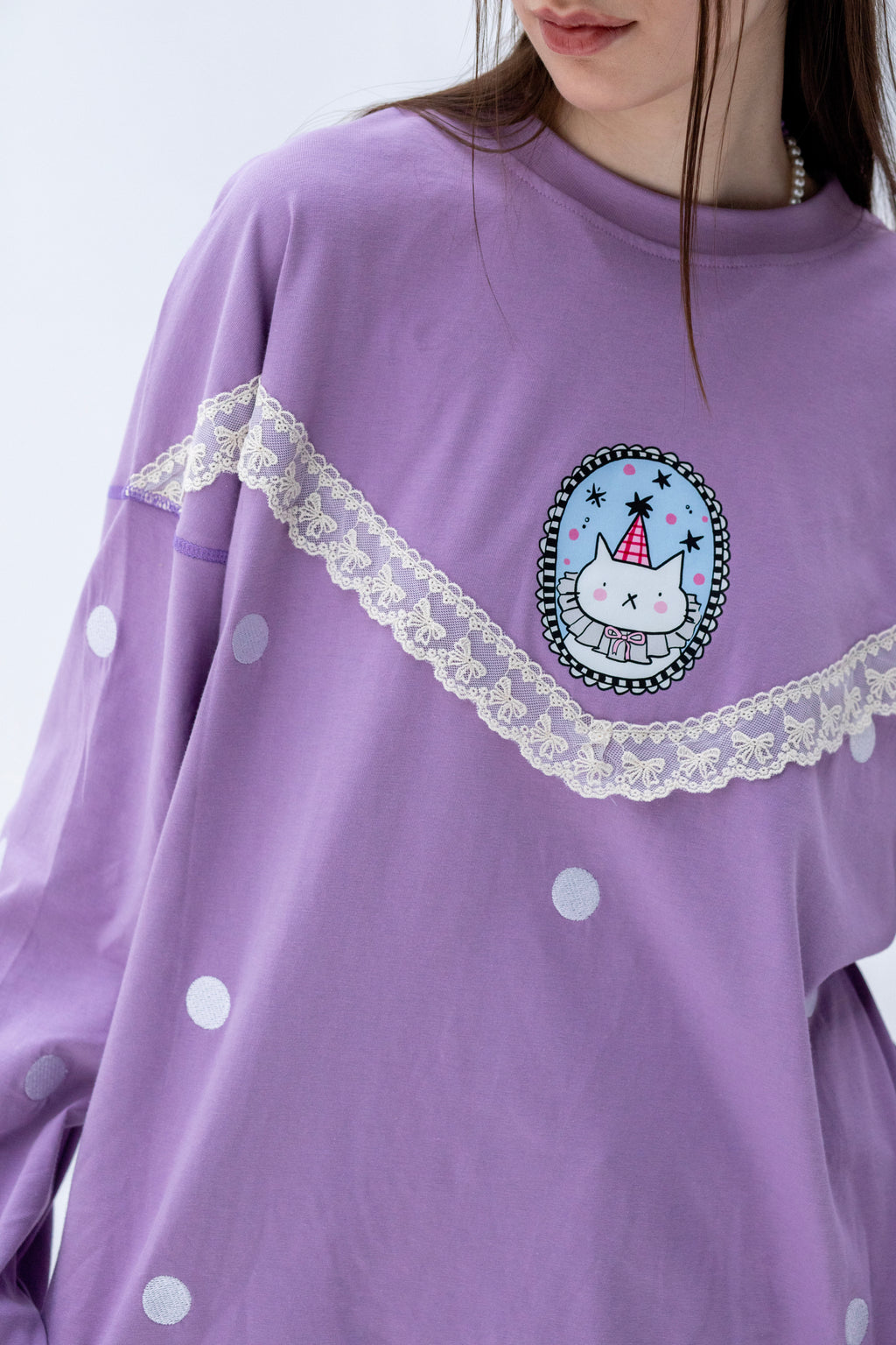 Lilac Dream - Oversize 100% Cotton Tee Beepz