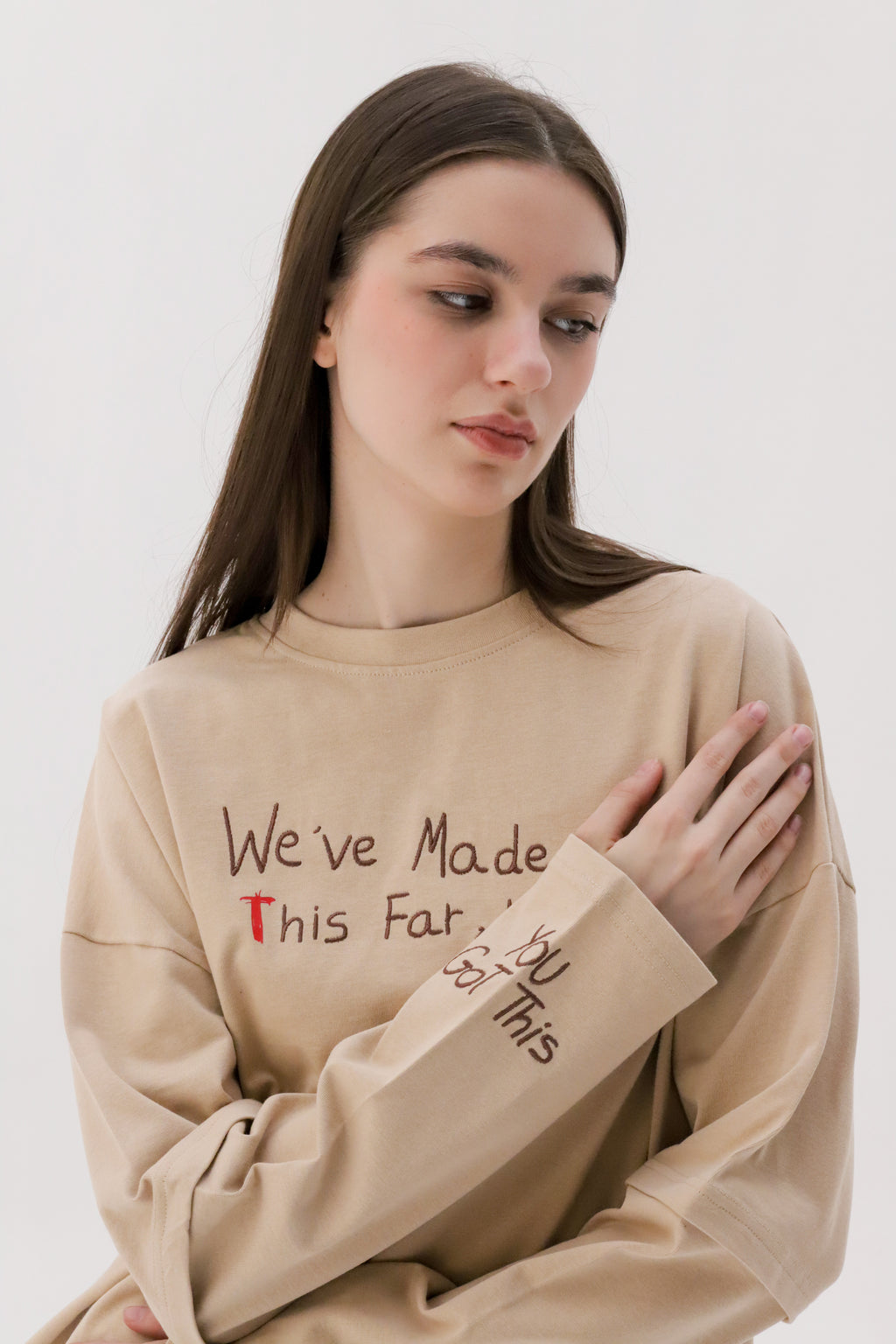 WE'VE MADE IT THIS FAR KID - COTTON LONG SLEEVE TSHIRT Beepz