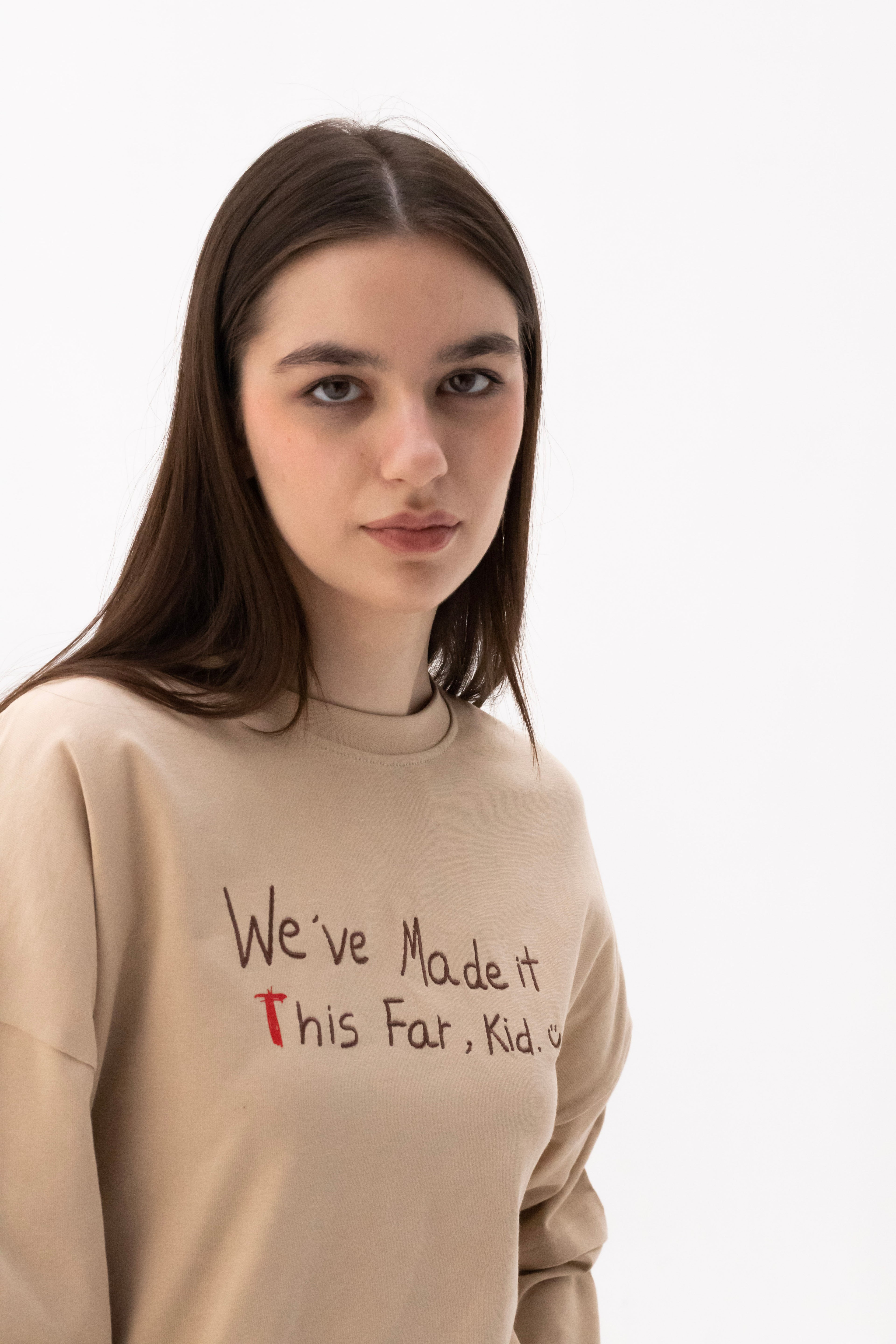 WE'VE MADE IT THIS FAR KID - COTTON LONG SLEEVE TSHIRT Beepz