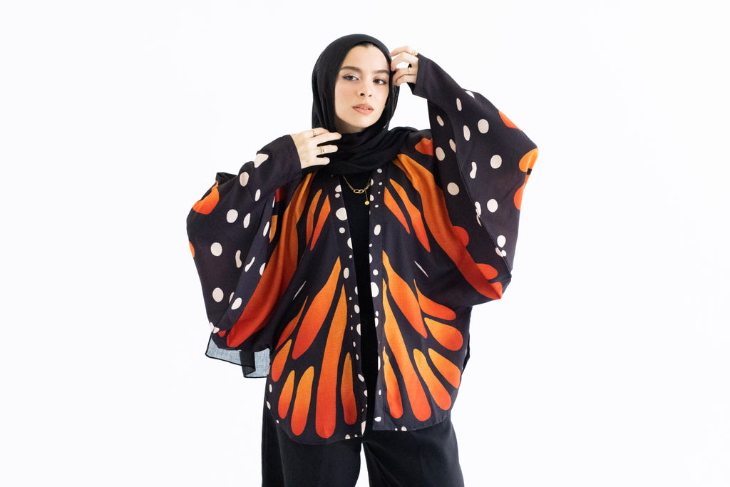 Ember The Guardian of Golden Hearts-Butterfly kimono Beepz
