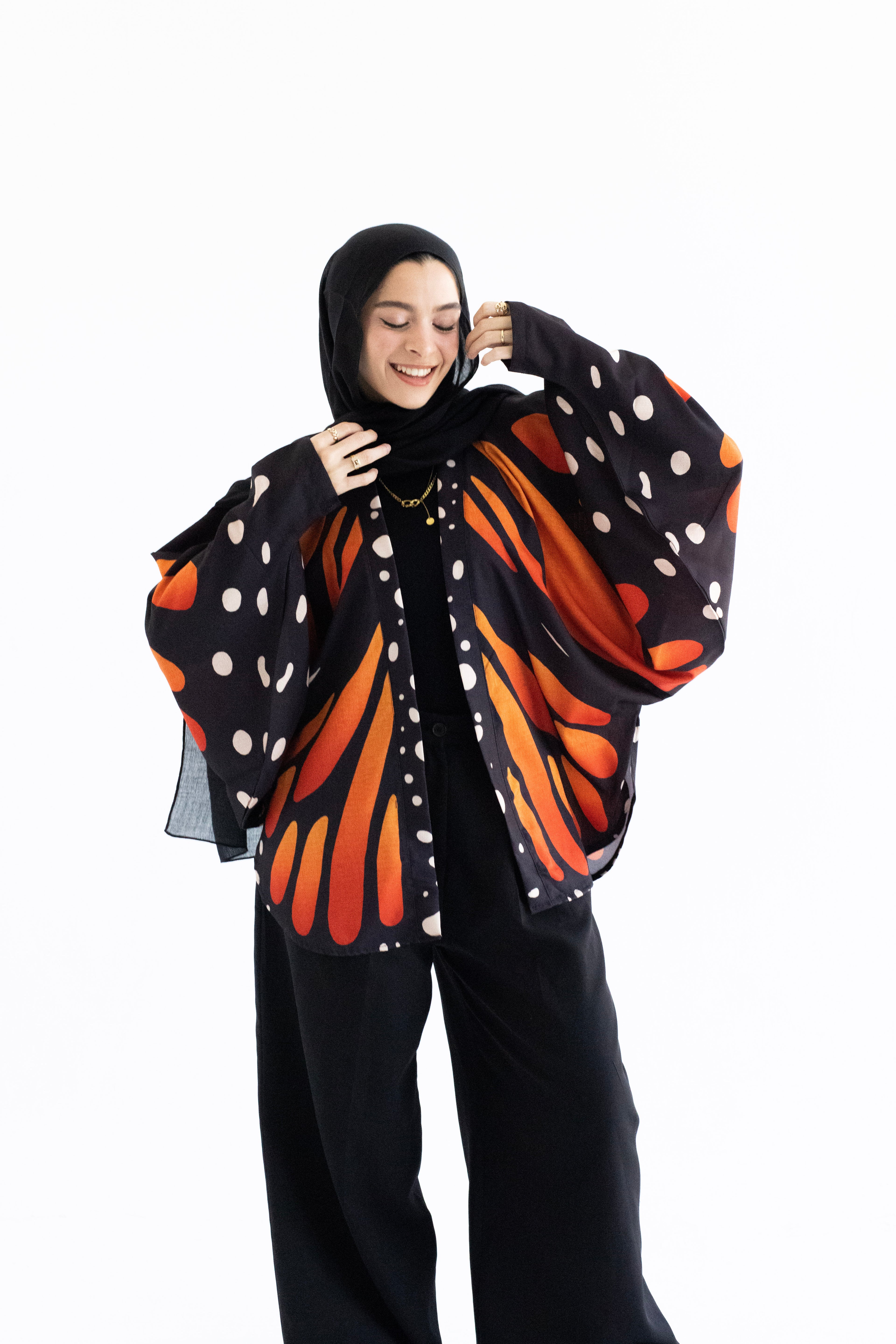 Ember The Guardian of Golden Hearts-Butterfly kimono Beepz
