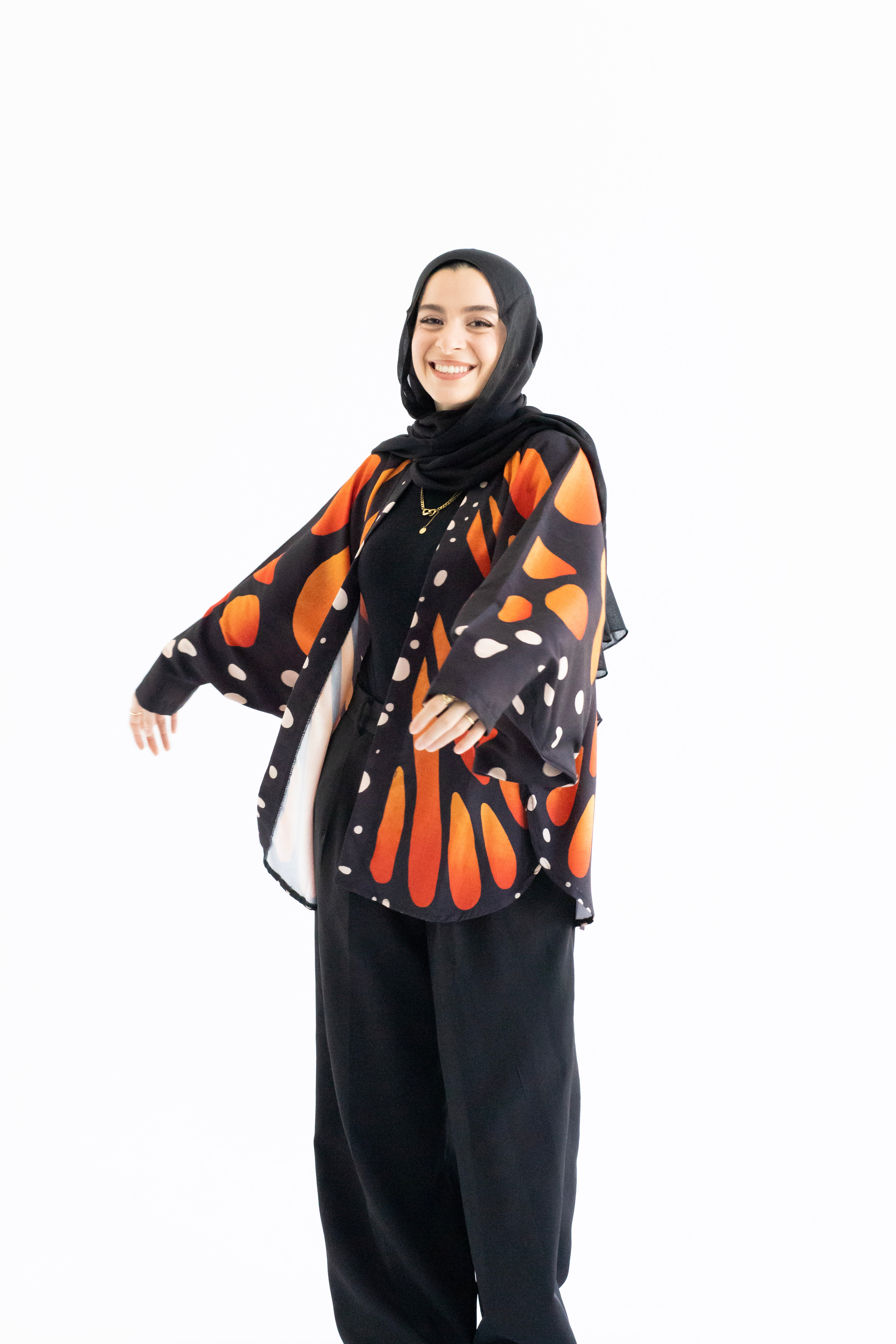Ember The Guardian of Golden Hearts-Butterfly kimono Beepz