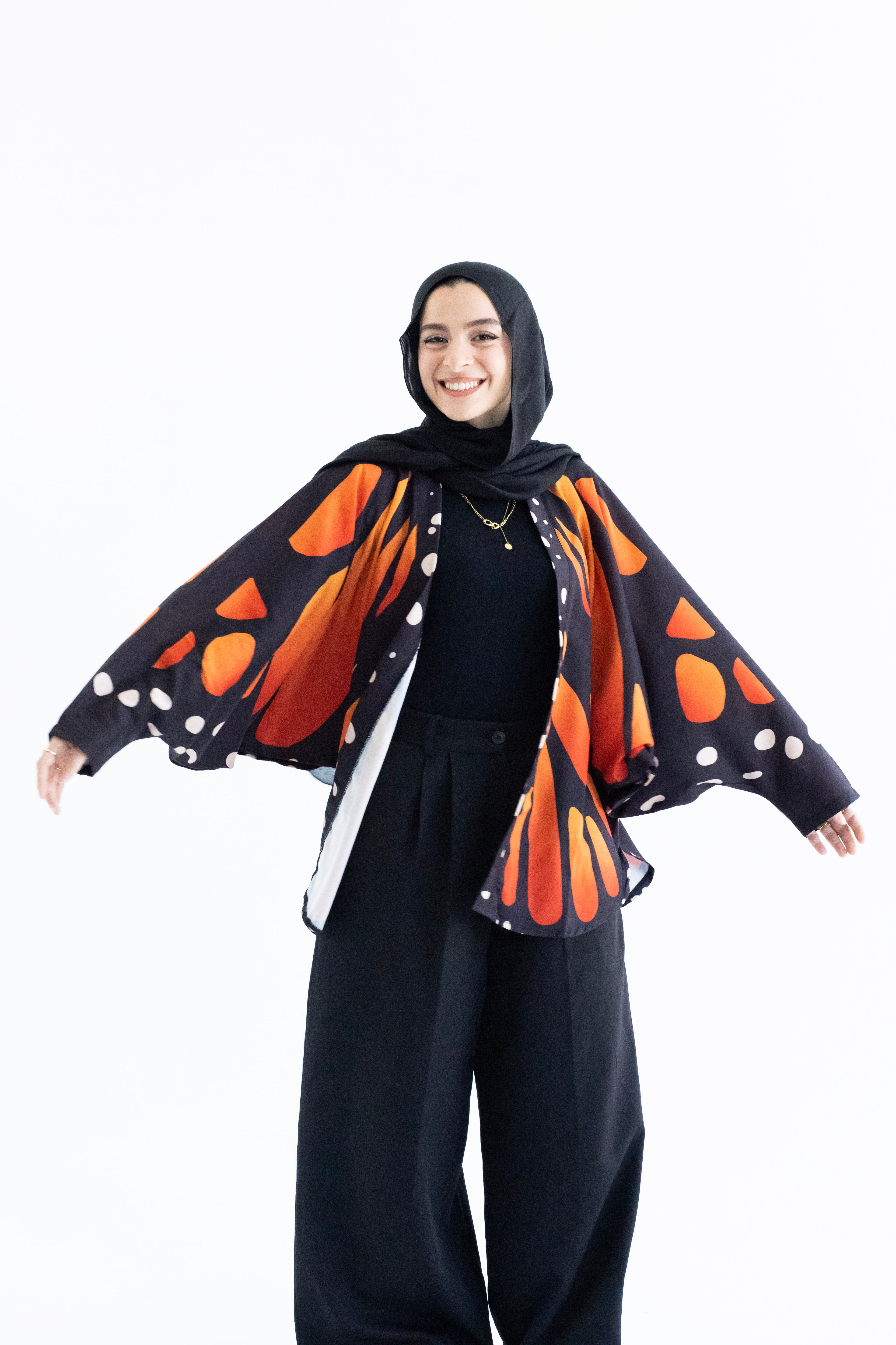 Ember The Guardian of Golden Hearts-Butterfly kimono Beepz