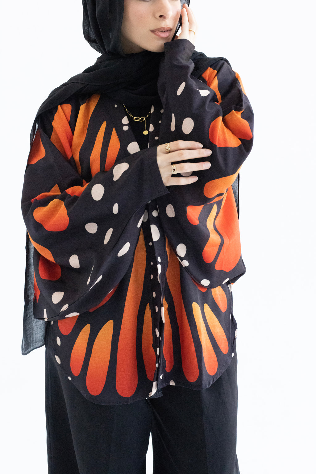 Ember The Guardian of Golden Hearts-Butterfly kimono Beepz