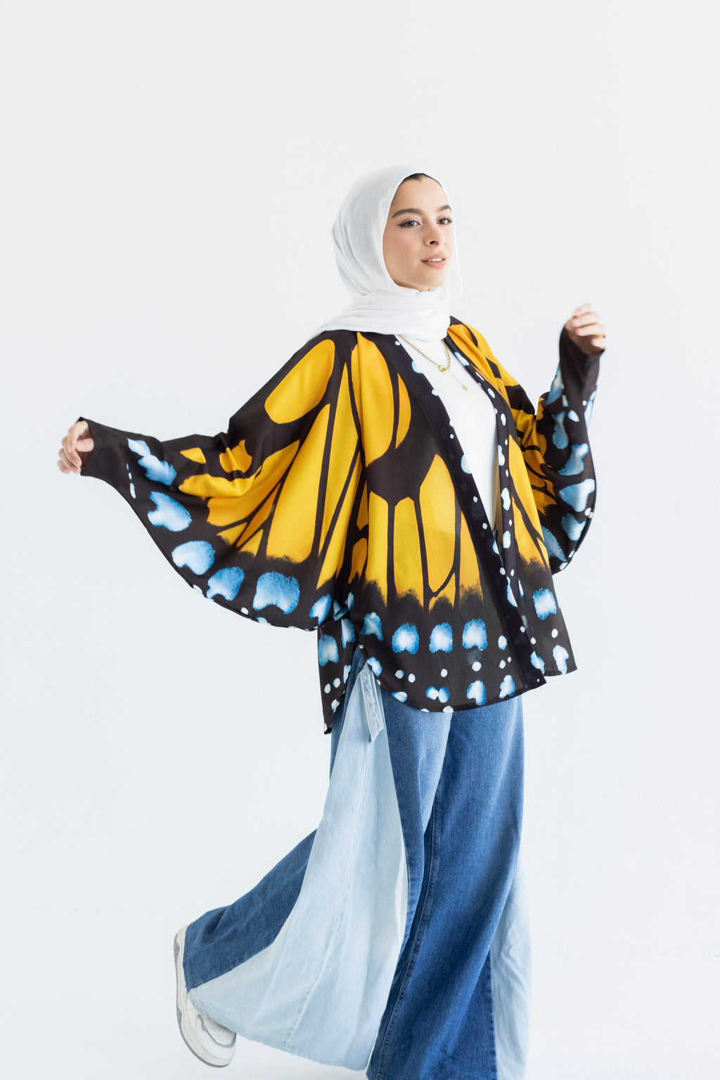 Solis The Bringer of New Beginnings-Butterfly kimono Beepz