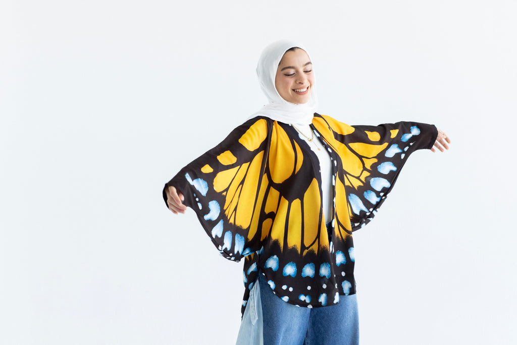 Solis The Bringer of New Beginnings-Butterfly kimono Beepz
