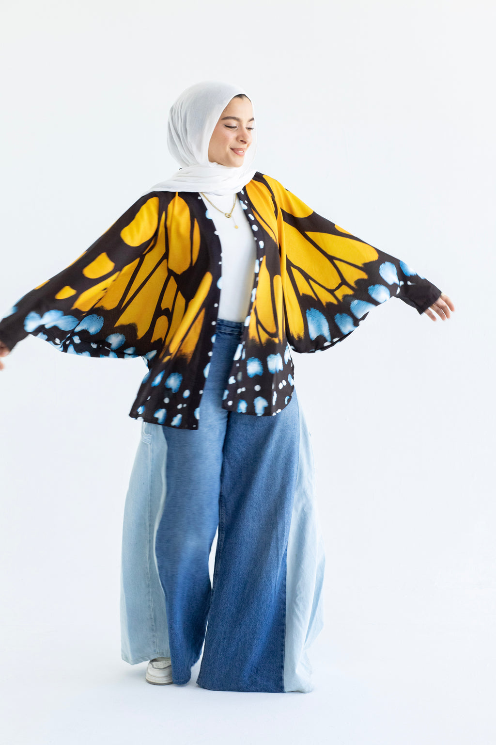 Solis The Bringer of New Beginnings-Butterfly kimono Beepz