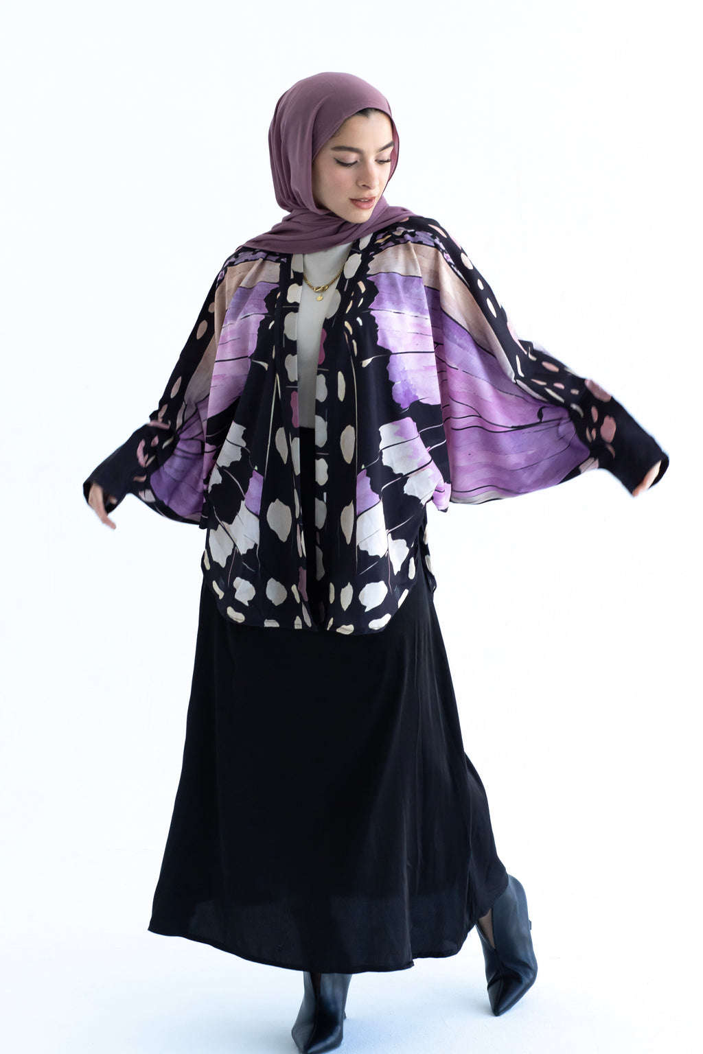 Violet The Guardian of Gentle Souls-Butterfly kimono Beepz