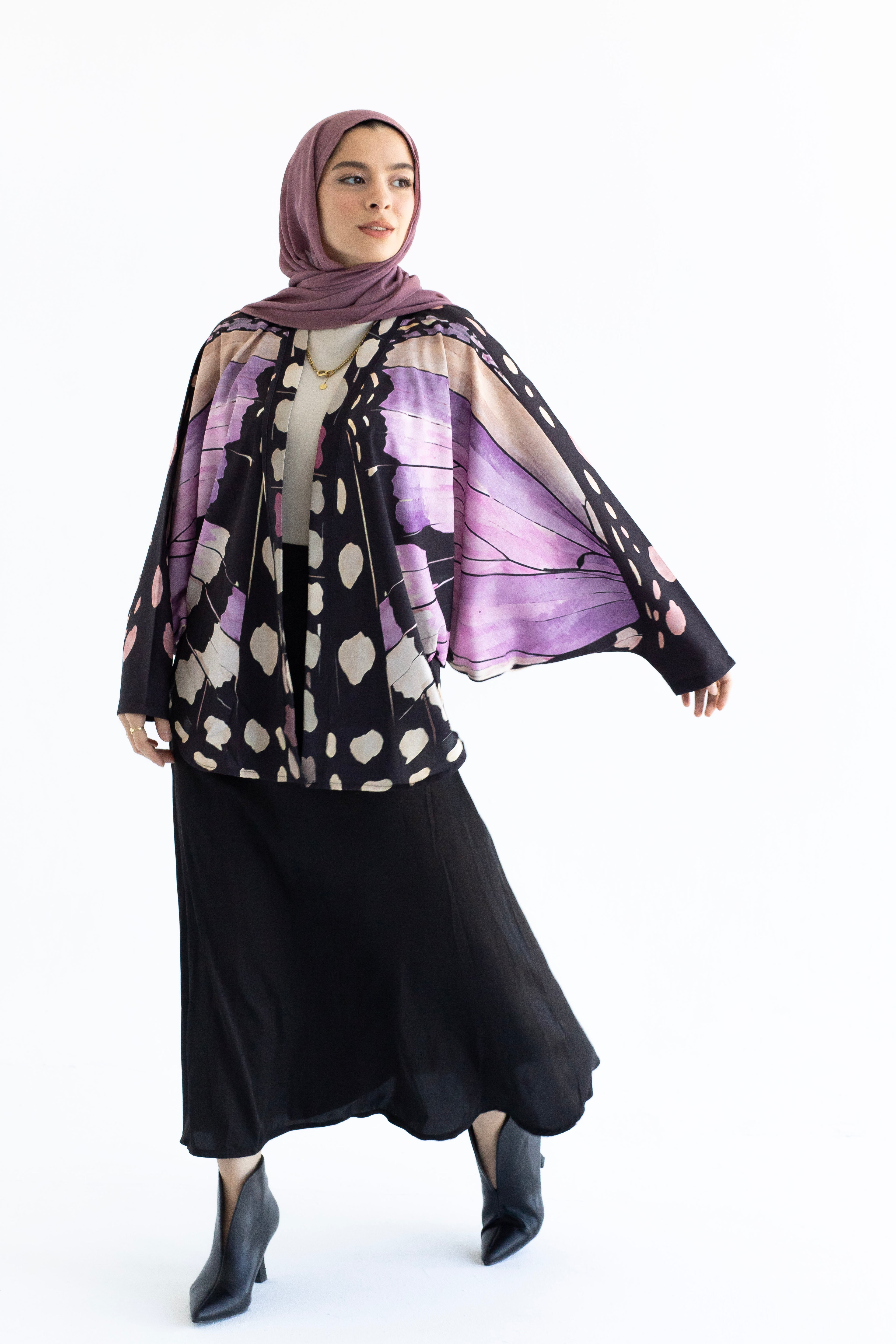 Violet The Guardian of Gentle Souls-Butterfly kimono Beepz
