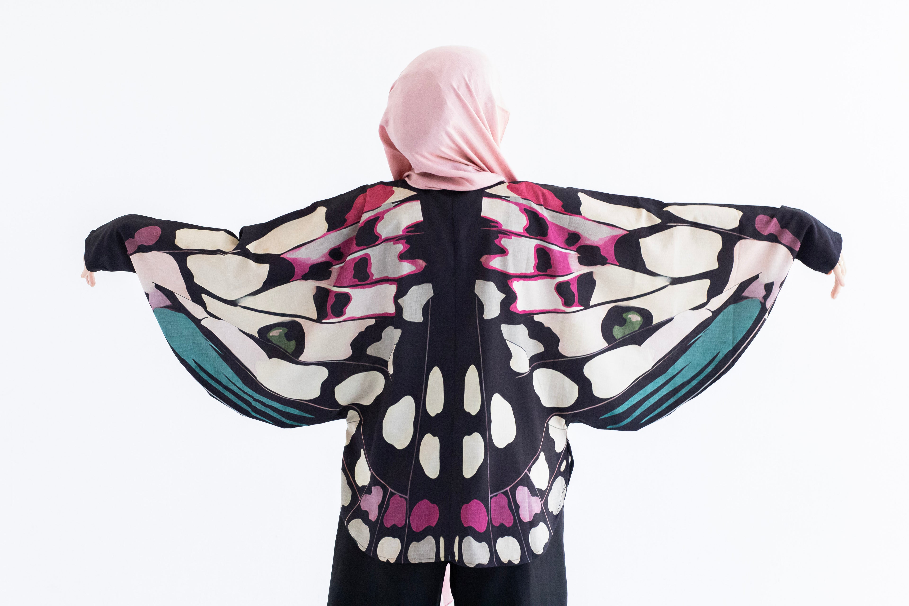 Seren The Weaver of Fortunate Paths-Butterfly kimono Beepz