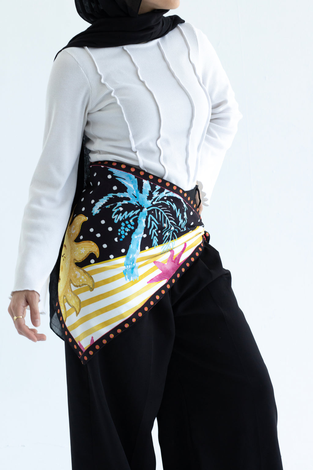 Daydream In Polka Dots - Outfit Saver Scarf Beepz