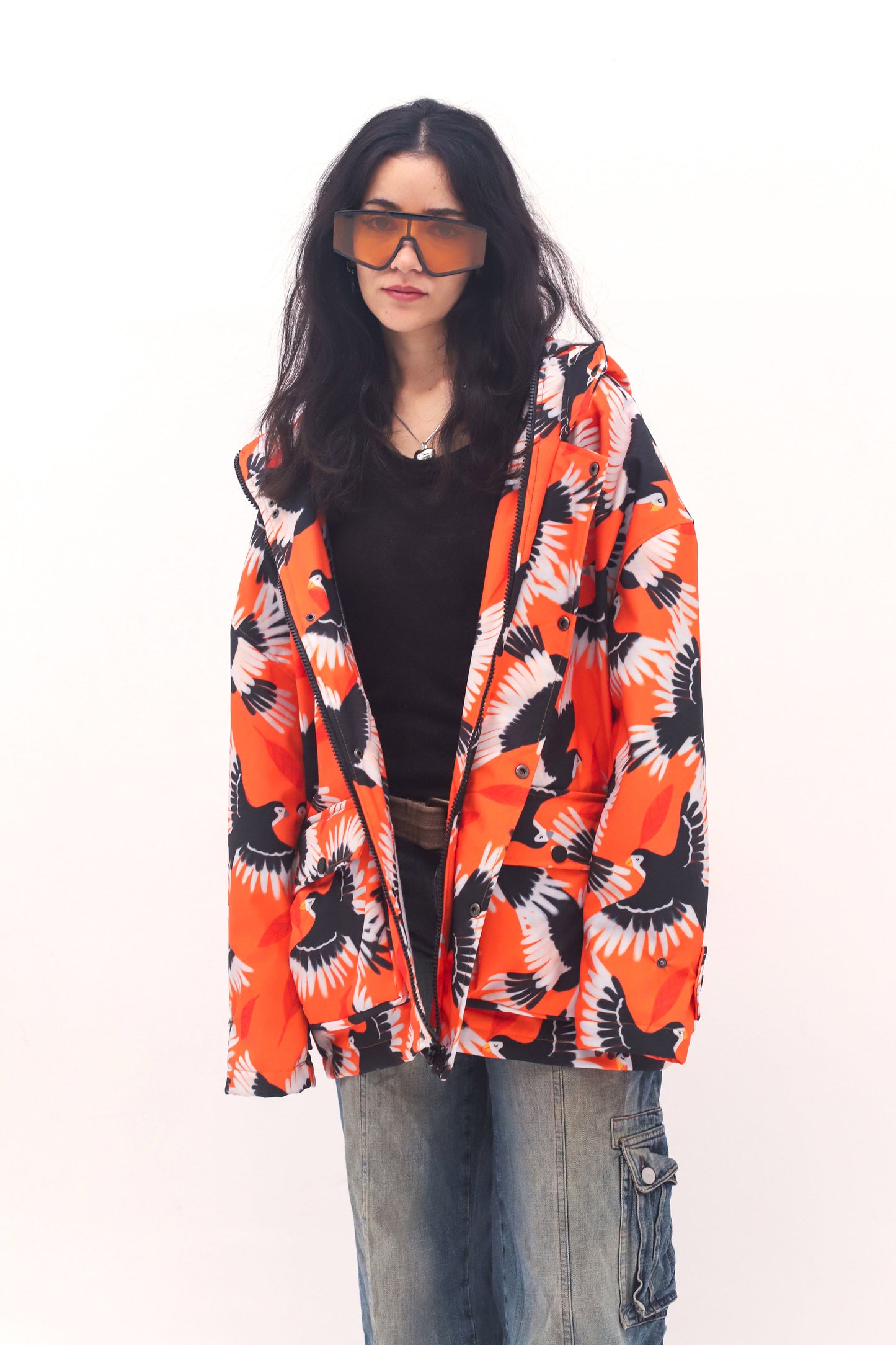 ORANGE BLAZE-SOFTSHELL JACKET