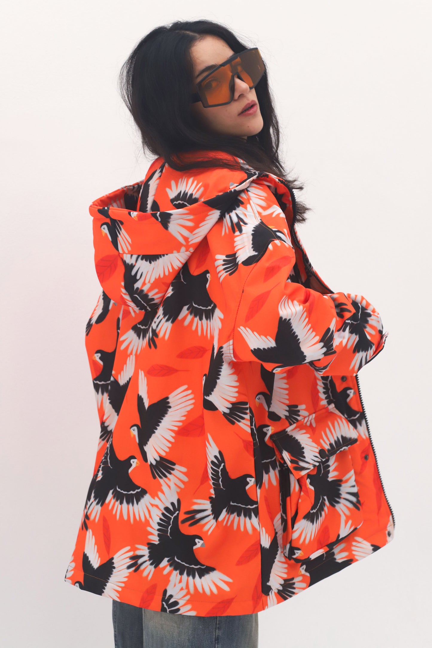 ORANGE BLAZE-SOFTSHELL JACKET