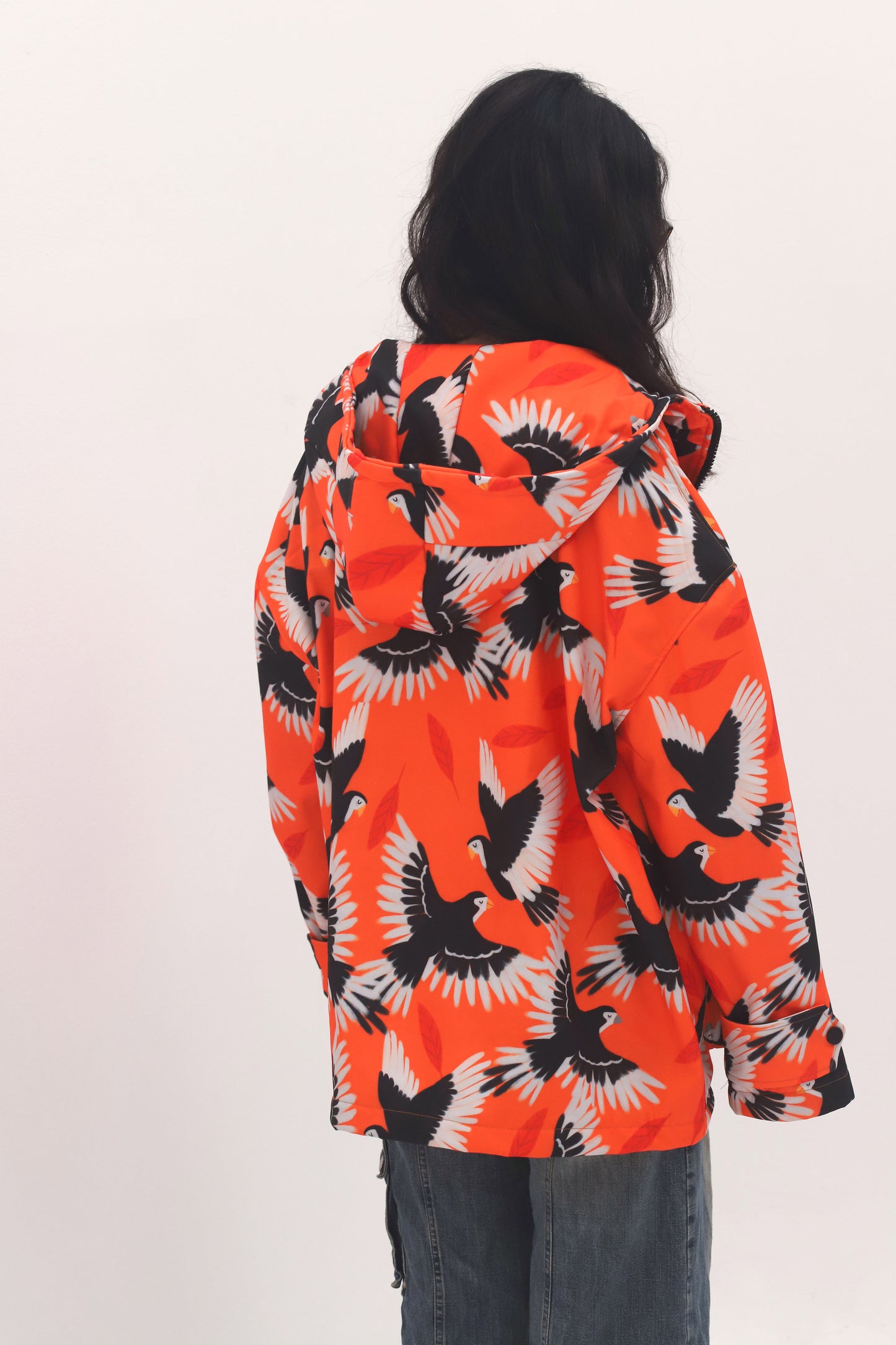 ORANGE BLAZE-SOFTSHELL JACKET