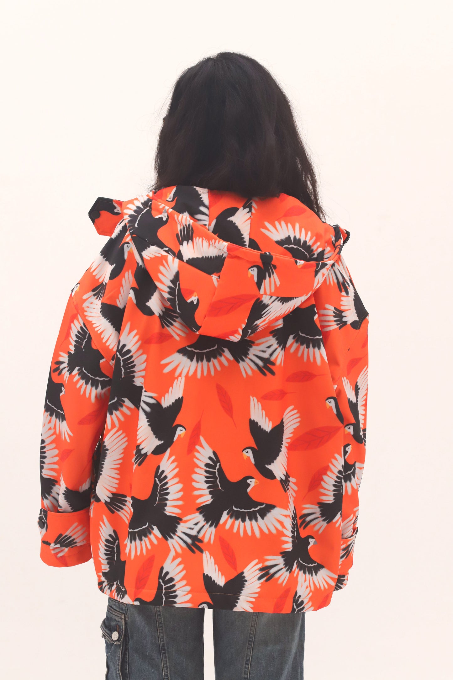ORANGE BLAZE-SOFTSHELL JACKET